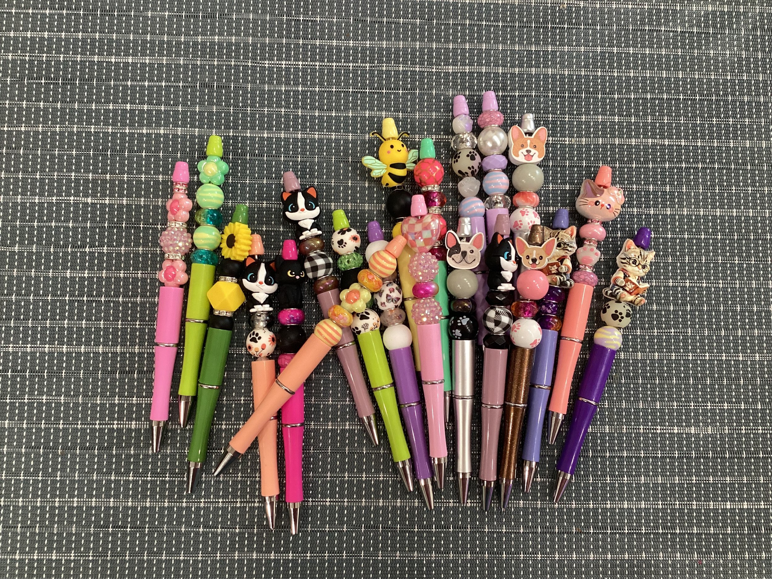 Mystery beaded pens