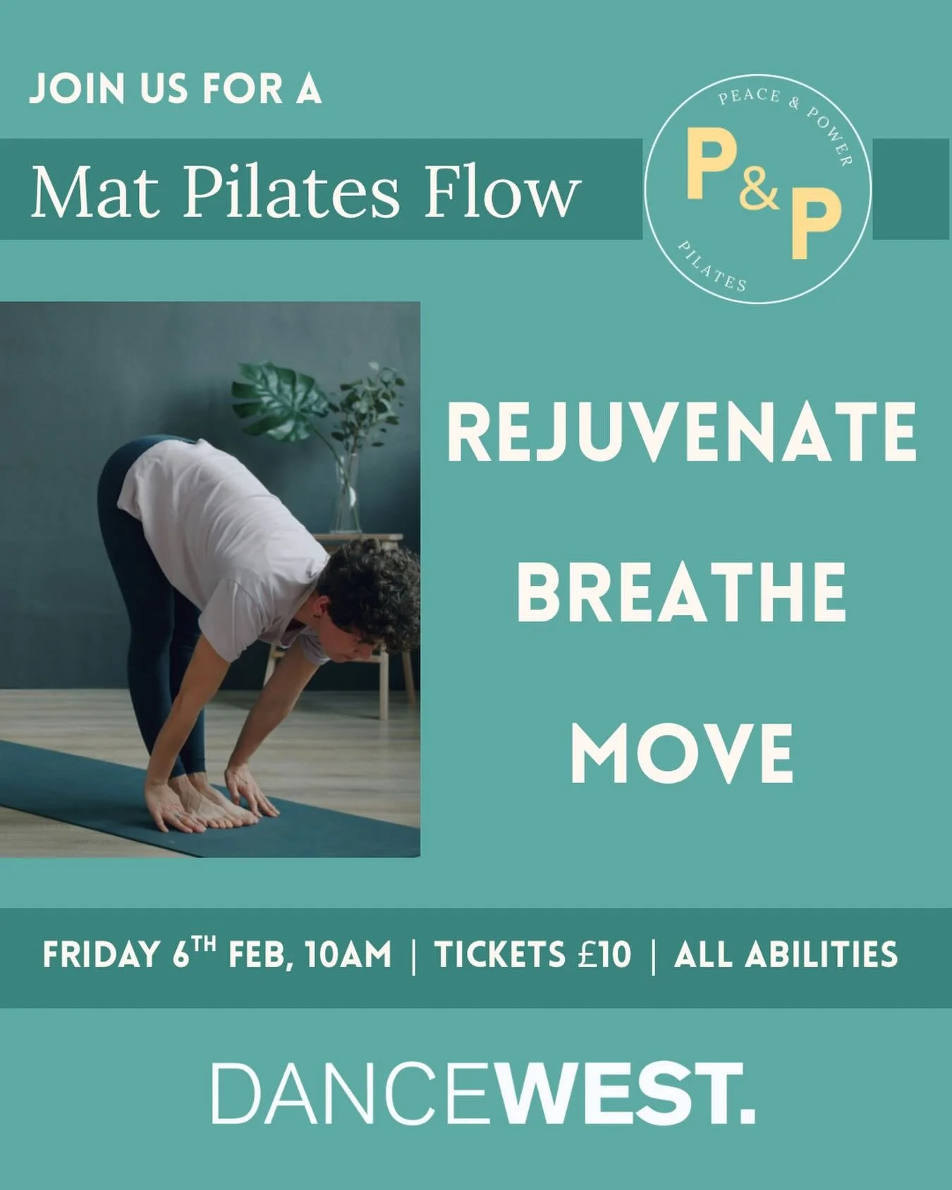 Join us for a Friday morning flow on 6th February! Link to tickets in our bio&hellip;

⏰ Beginning at 10am for a 50 minute session 
📍DanceWest Fulham Studio, SW6 3EZ
🪷A balanced session for strength &amp; mobility 
🎟️ &pound;10 per person 

Hope y