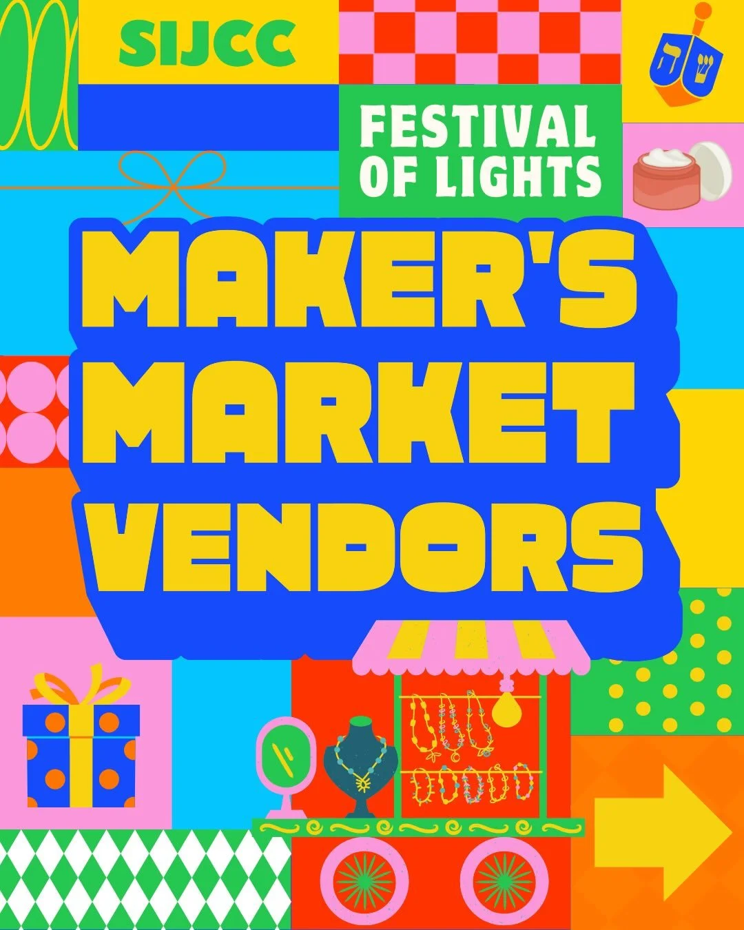 Meet the small businesses featured at this year&rsquo;s Festival of Lights Maker's Market! ✨

From hand-dyed textiles to beaded jewelry, clean kids&rsquo; basics, neighborhood gear, and more - come shop small and support our incredible local artists.