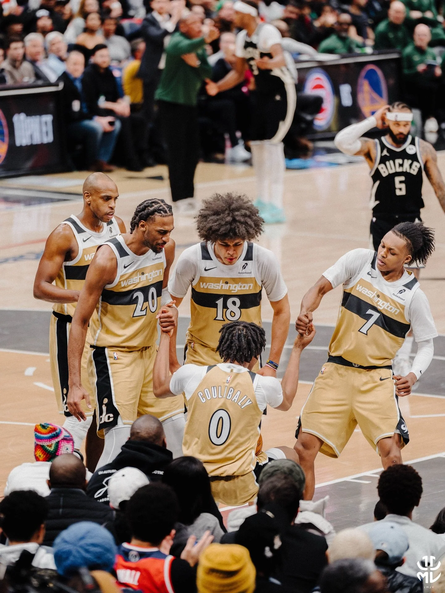 WASHINGTON &mdash; The Washington Wizards put together a complete performance Thursday night, defeating the Milwaukee Bucks 109&ndash;99 behind strong rebounding, efficient scoring, and balanced contributions across the lineup.

Kyshawn George led al