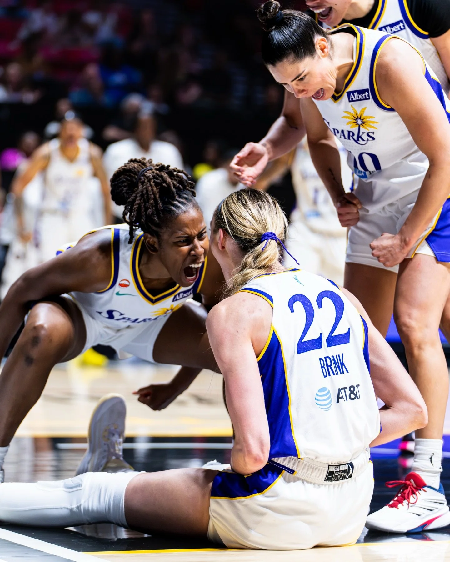 The Los Angeles Sparks backed up their dominant preseason win with numbers that reflected just how in control they were from start to finish.

Los Angeles shot an efficient 49% from the field and knocked down 11 three-pointers, stretching the defense