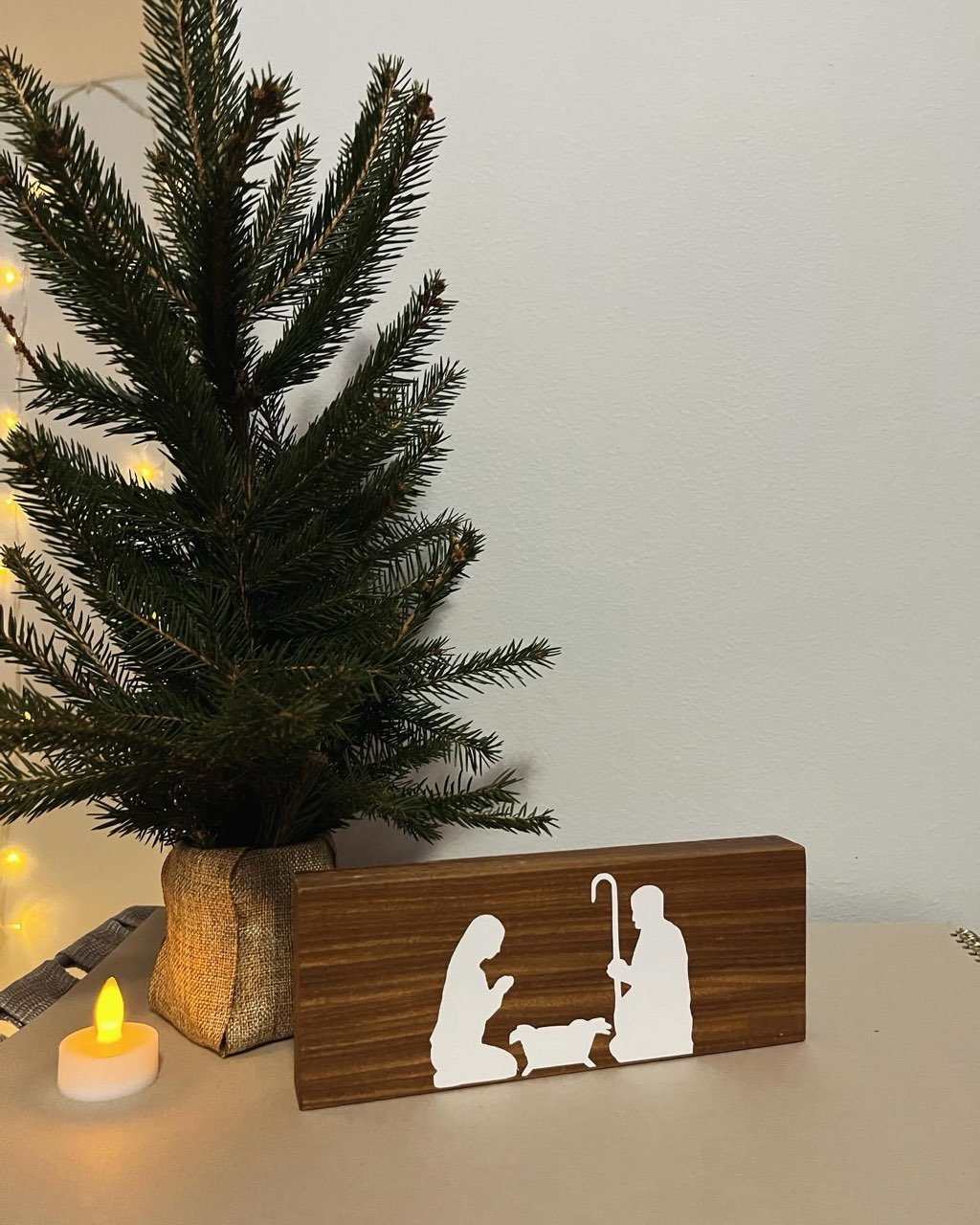 Mary, Joesph + Jesus
