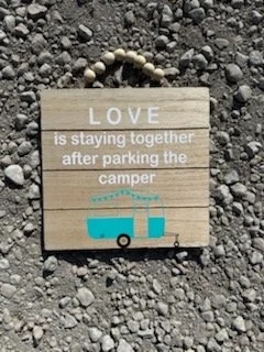 "Parking the Camper" Plaque