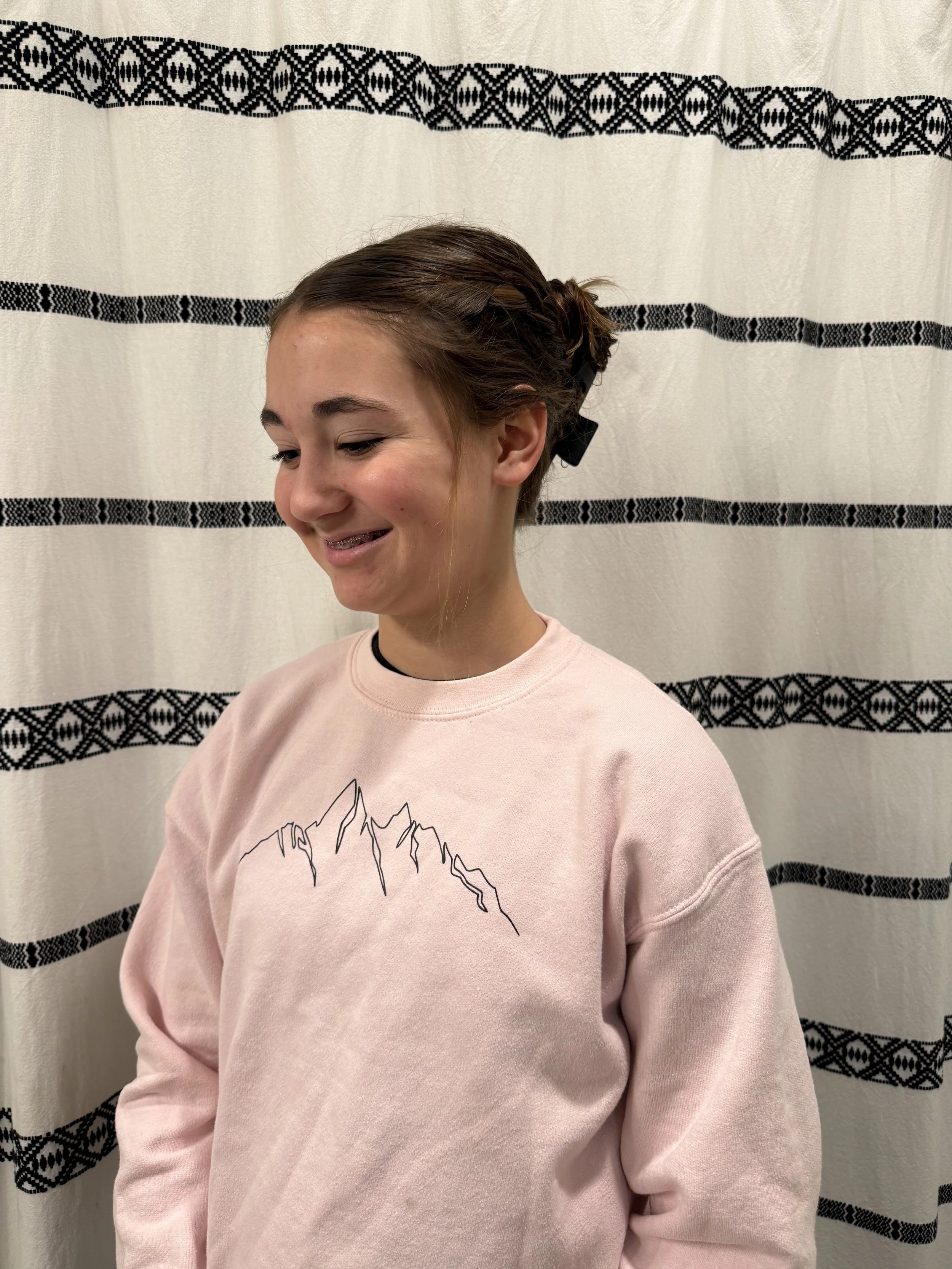 “God on the Mountain” KIDS Crewneck