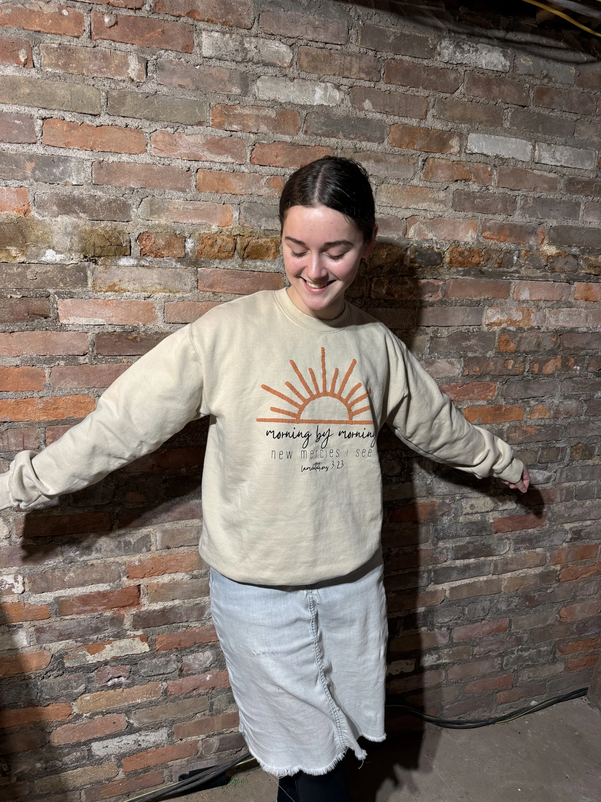 "Morning By Morning" Crewneck