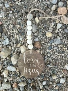 "Love Like Jesus" Car Charm