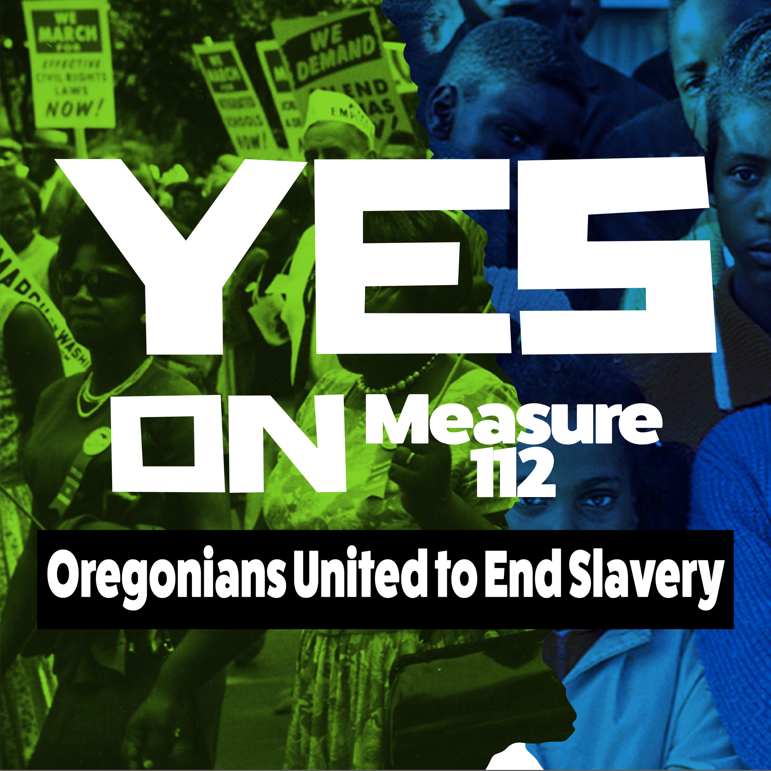 image of YES on measure 112 in Oregon