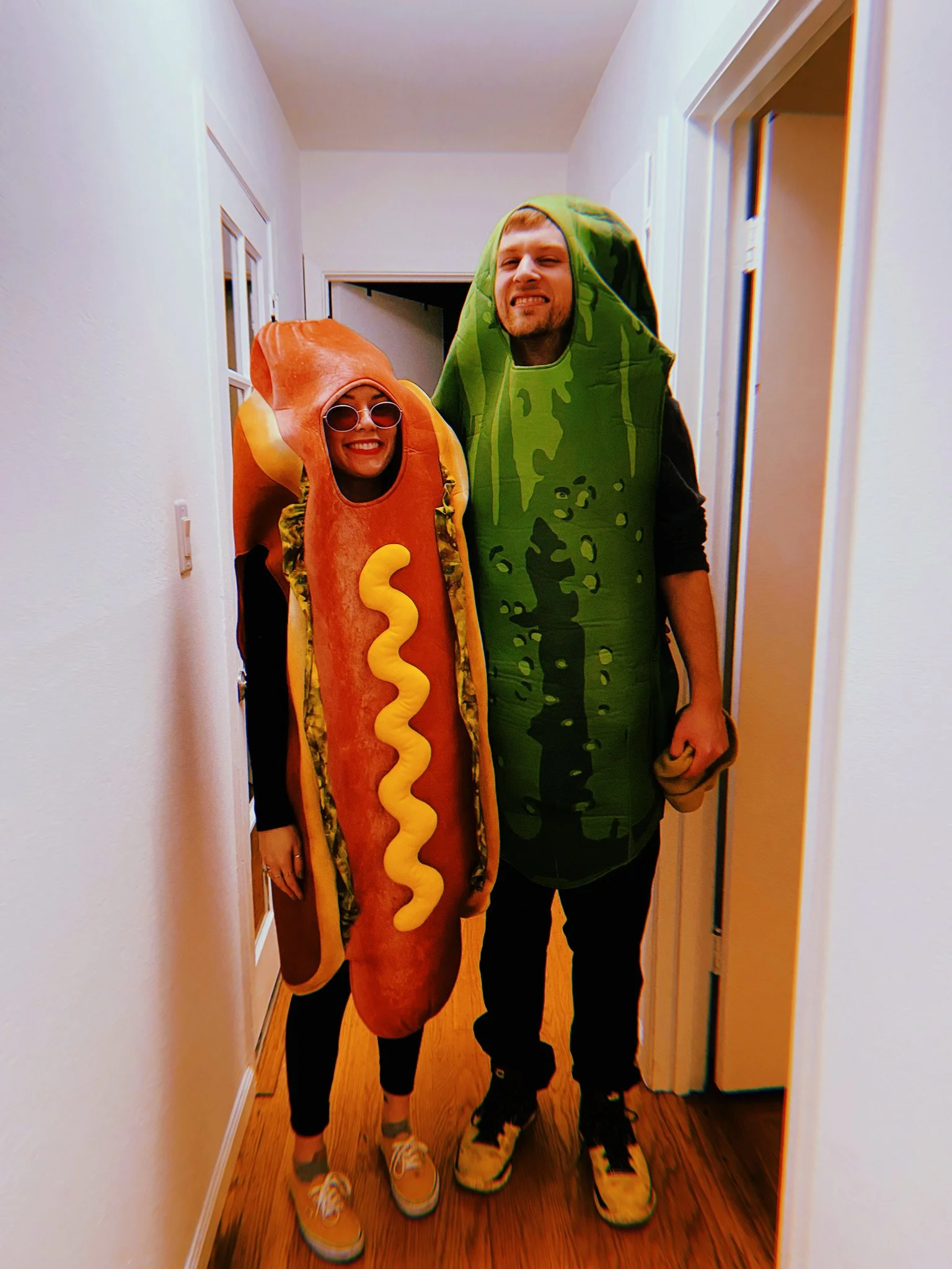 Halloween 2022, hot dog + pickle
