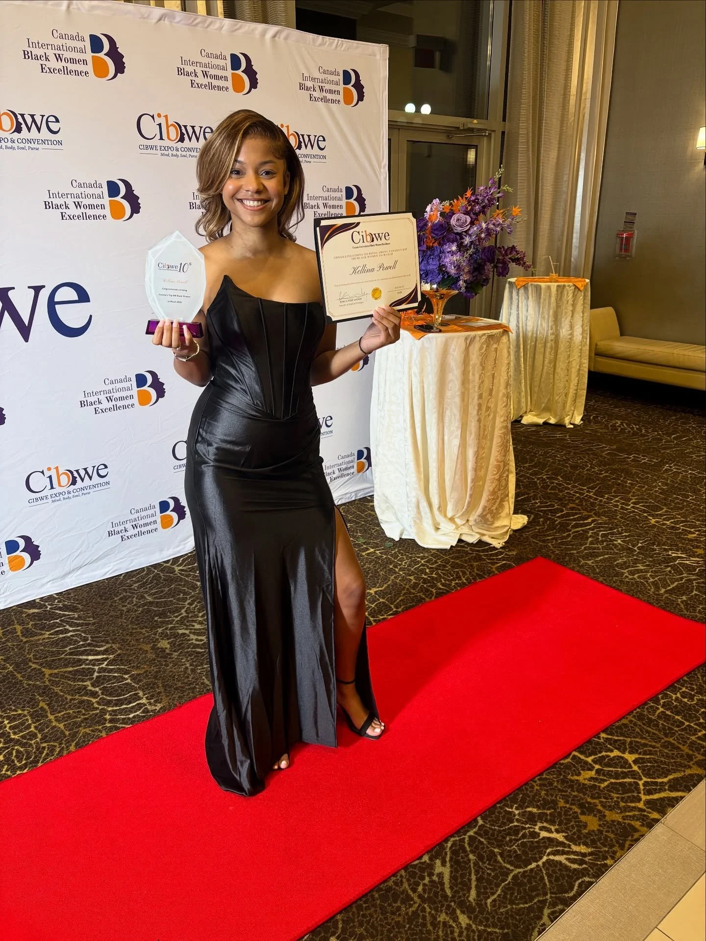 Still in awe and overflowing with gratitude ✨❤️ 

Thank you @cibwe.ca for recognizing me as one of Canada&rsquo;s Top 100 Black Women to Watch🏆 

This moment means so much &mdash; not just for me, but for every person who believed in me, supported m