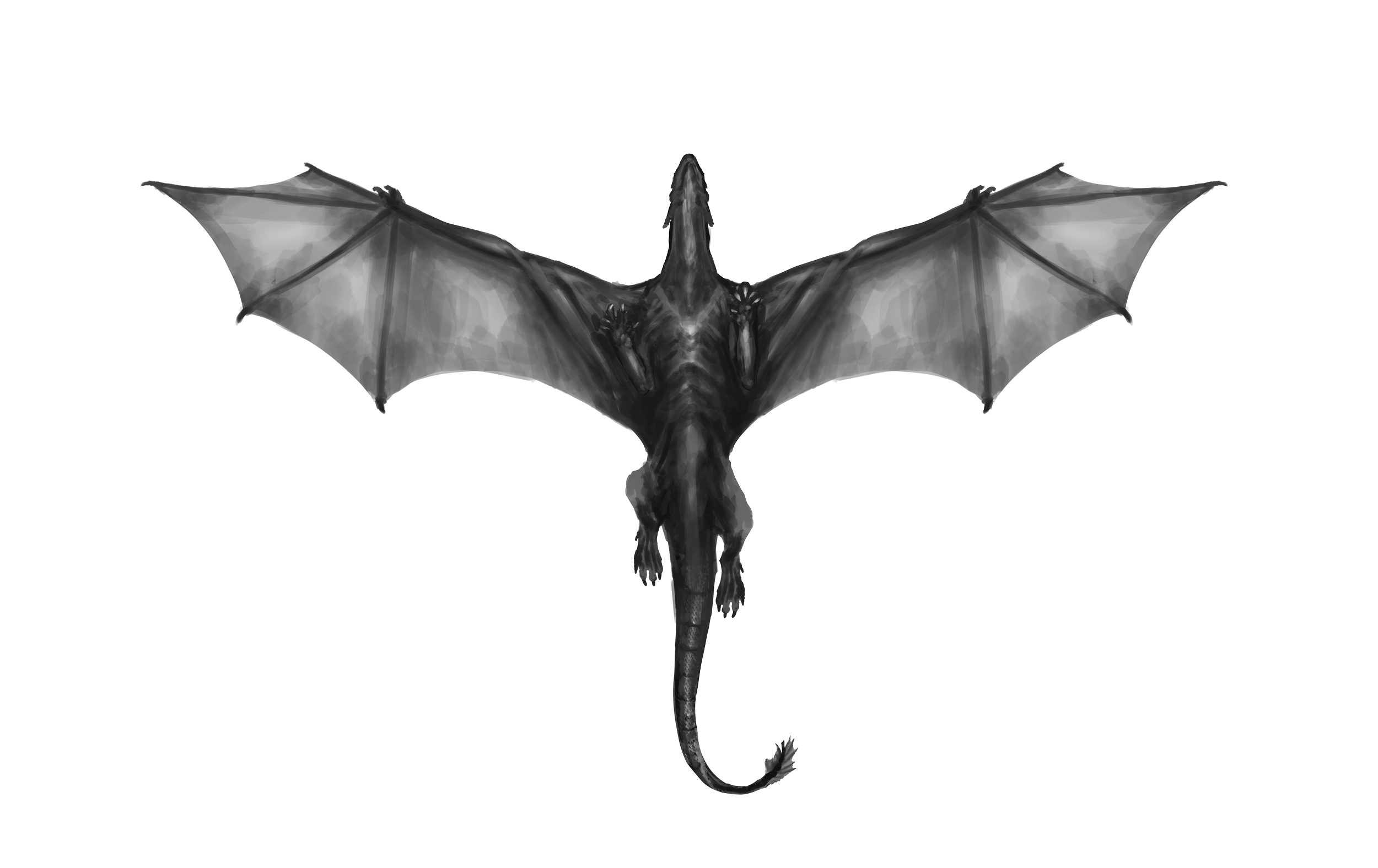 Green Dragon Flying 1 by Vikroart
