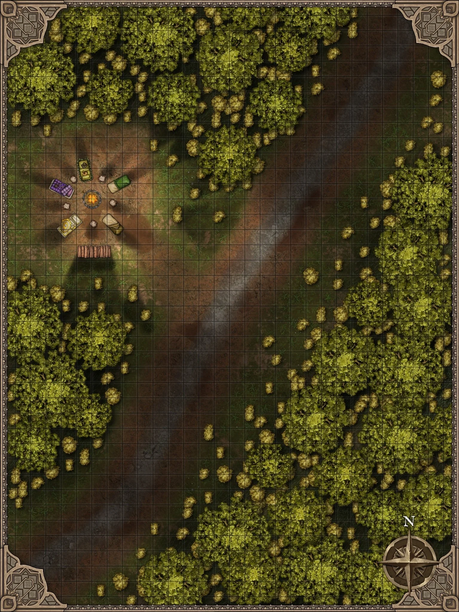 Roadside Camp - Night