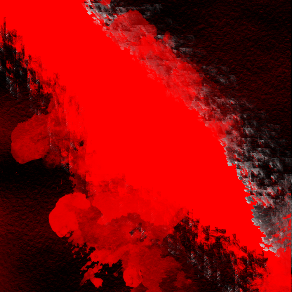 AN OPENING OF A CAVE. BLOOD AND ASH COAT THE INSIDE.