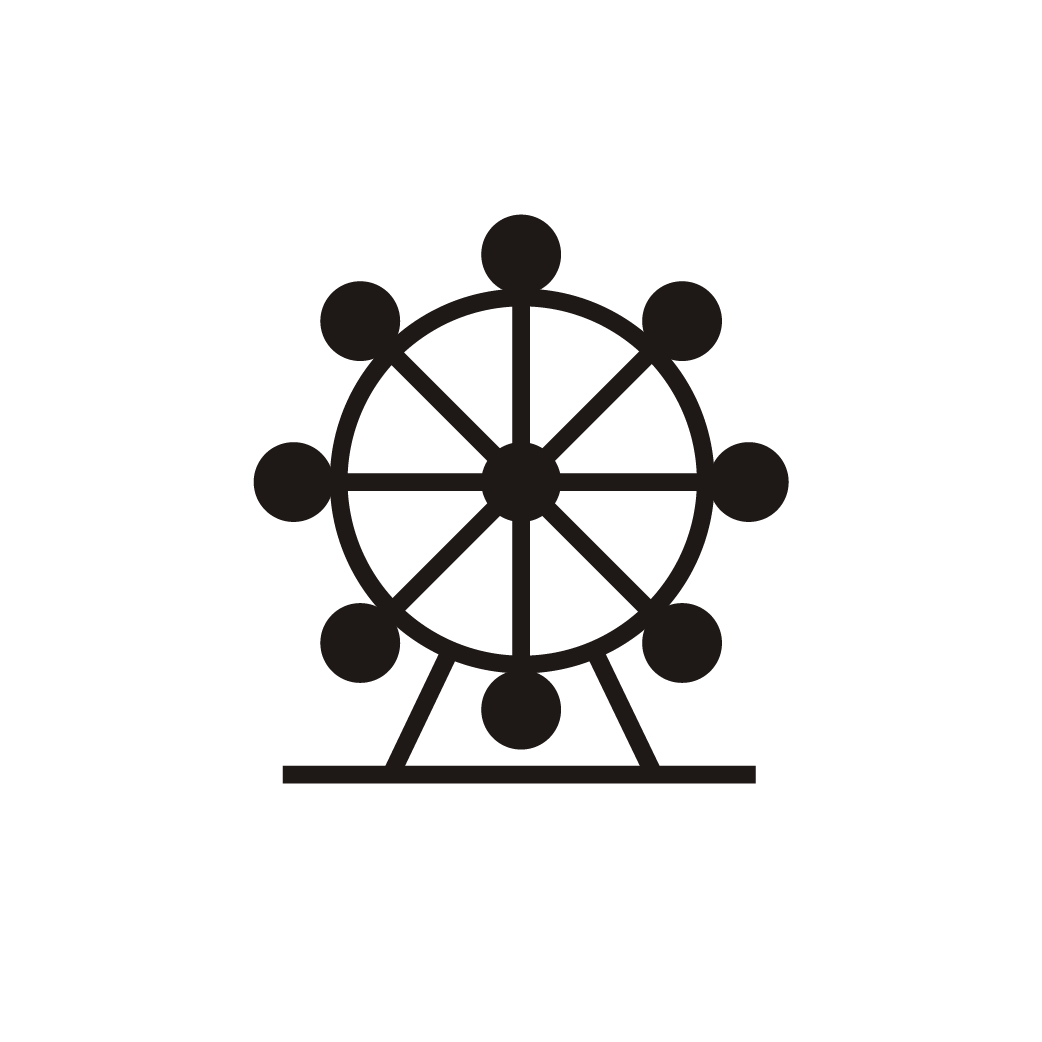 Icono de una rueda de la fortuna