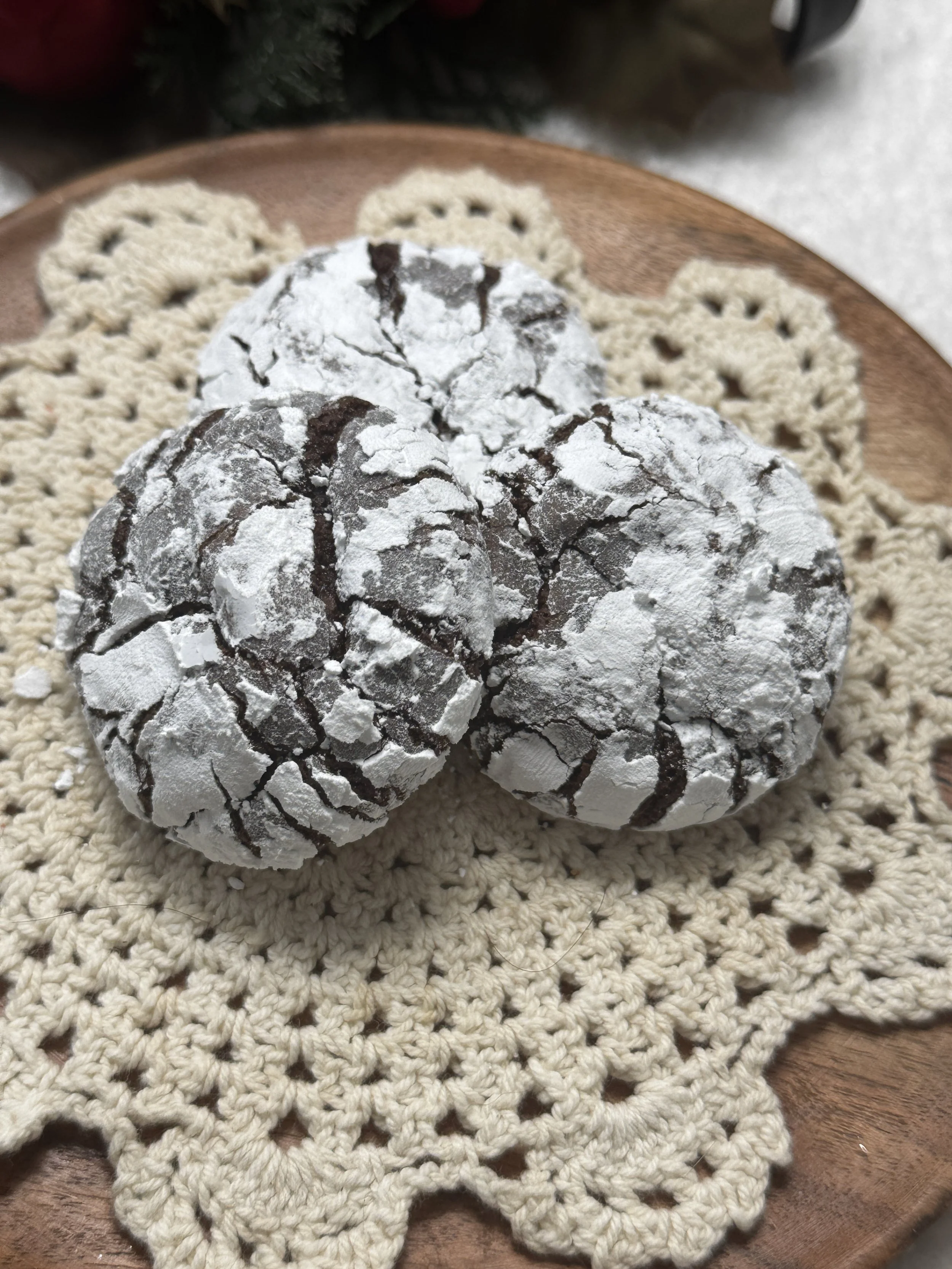 Chocolate Crinkle Cookies