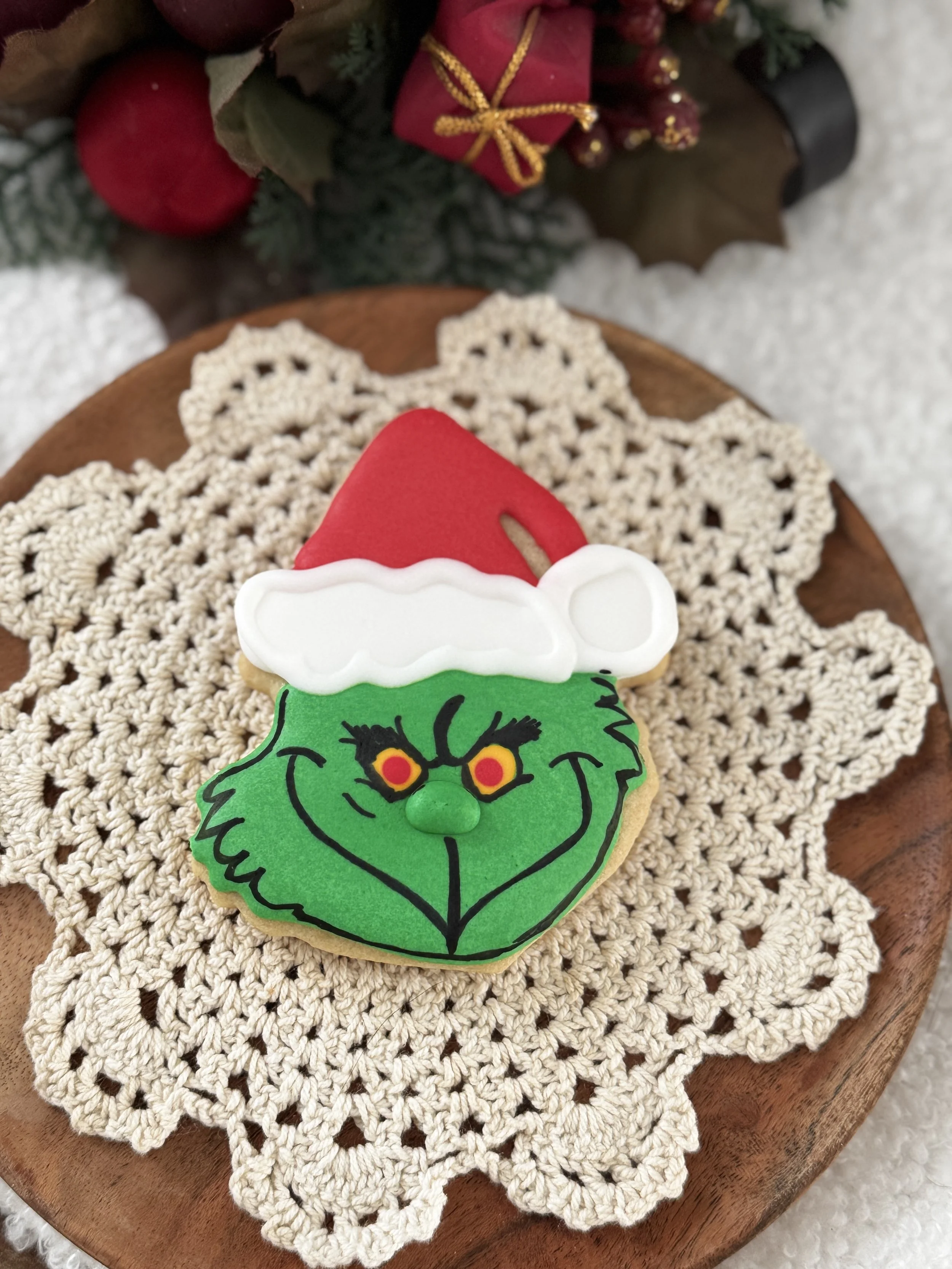 Feeling Grinchy Sugar Cookie