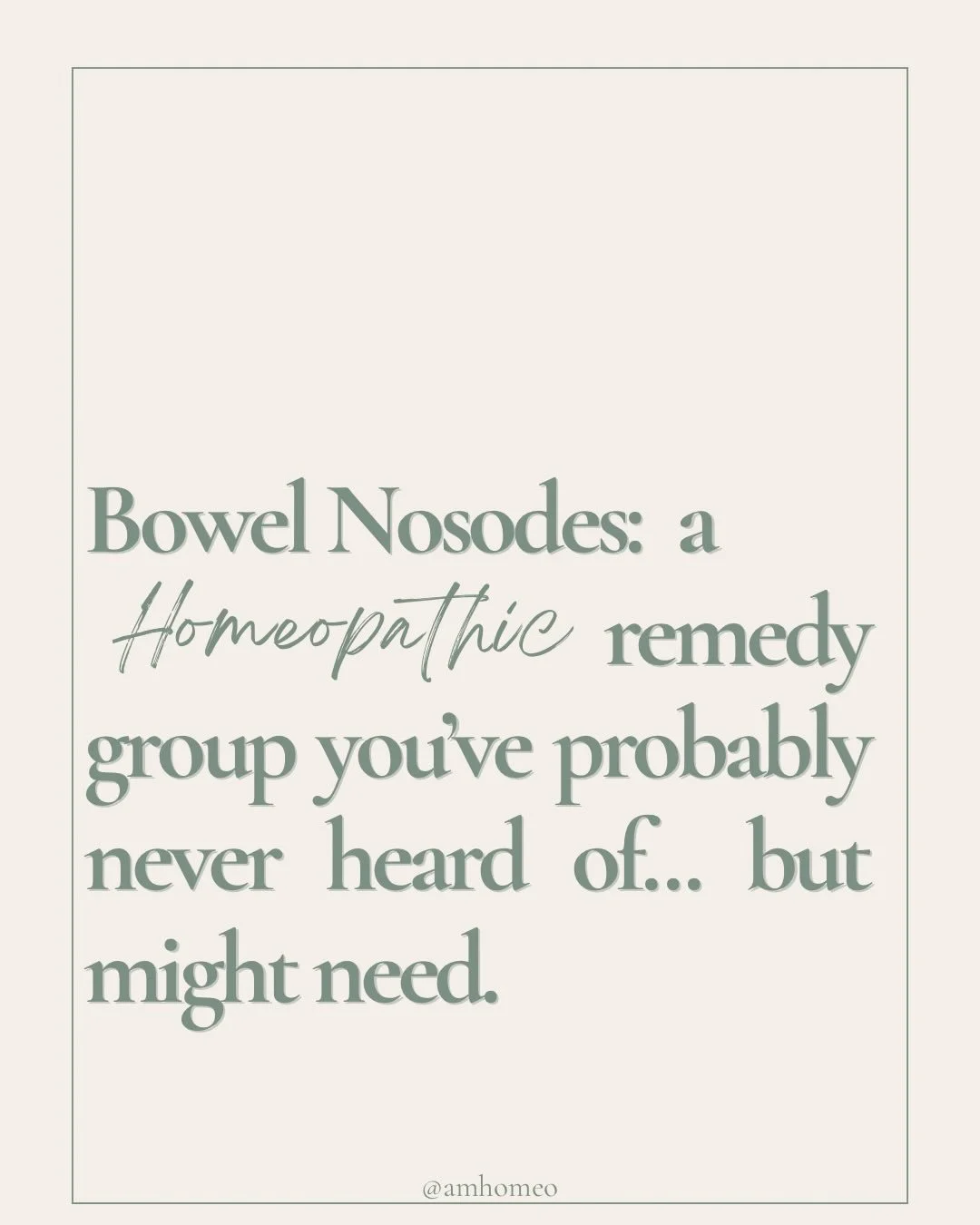 Most people have never heard of bowel nosodes, but they can be a missing piece in certain chronic cases.

Long before modern wellness focused on the gut, these remedies were already being used to support deeper patterns of imbalance.

They each have 