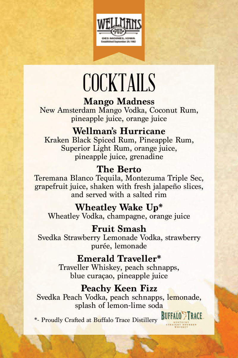 Wellman's Menu Cocktail Menu Update October 2025 West Des Moines-1.png