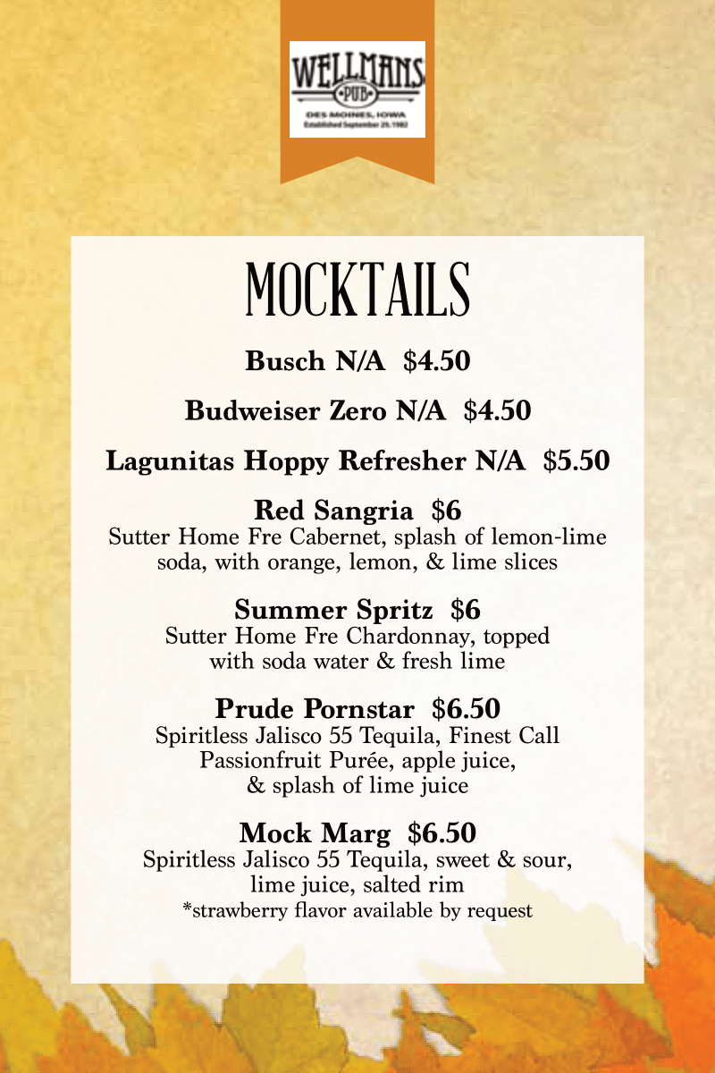 Wellman's Menu Cocktail Menu Update October 2025 West Des Moines-2.png