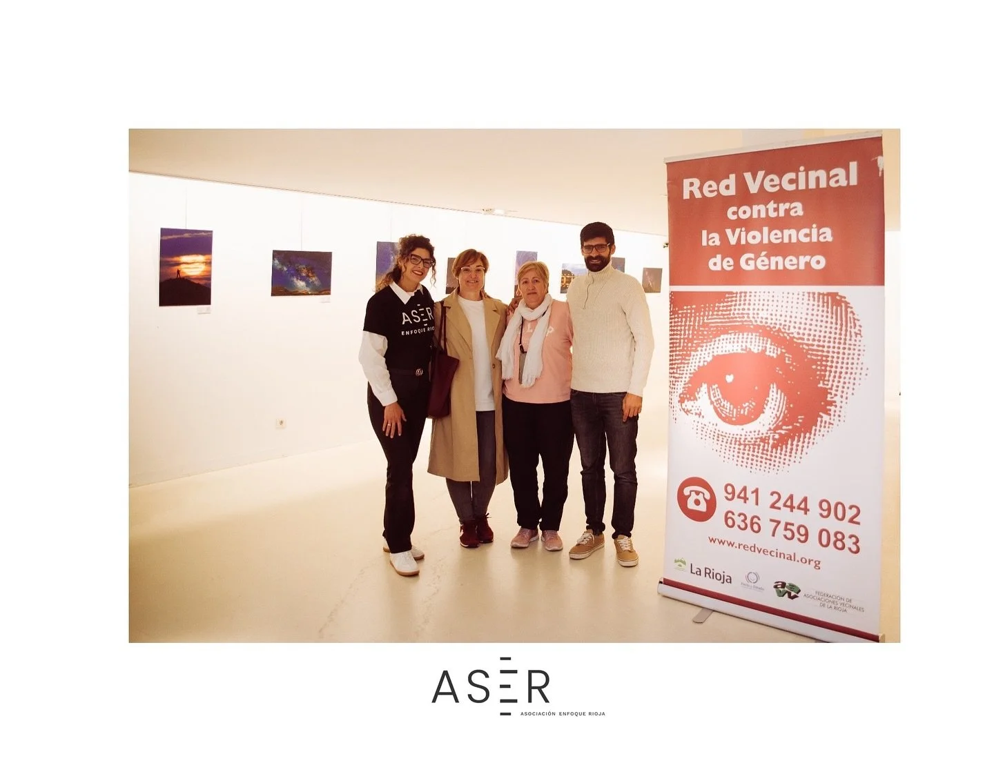 🌌✨ Inauguraci&oacute;n de &ldquo;Enfoque Nocturno&rdquo; ✨🌌

El pasado lunes vivimos un momento muy especial: la inauguraci&oacute;n de nuestra primera exposici&oacute;n como ASER Enfoque Rioja, y no podemos estar m&aacute;s contentos 🍇📸.

En la 