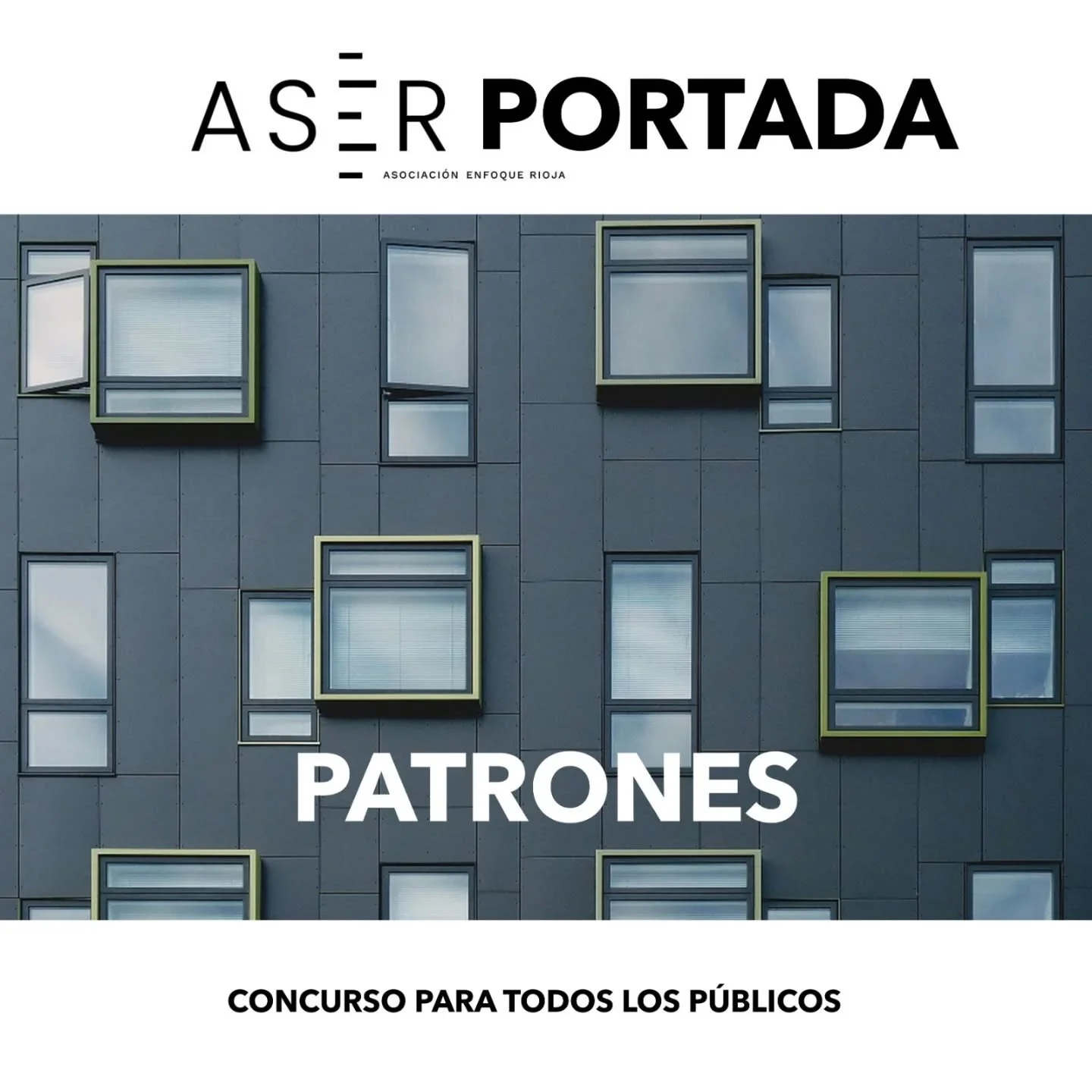 🏅CONCURSO MENSUAL🏅

TEMA DE MARZO: &ldquo;PATRONES"

#asermarzo26

Aficionados a la fotograf&iacute;a, ya est&aacute; aqu&iacute; nuestro concurso por temas donde poner en pr&aacute;ctica algunos de los secretos de la fotograf&iacute;a y sus t