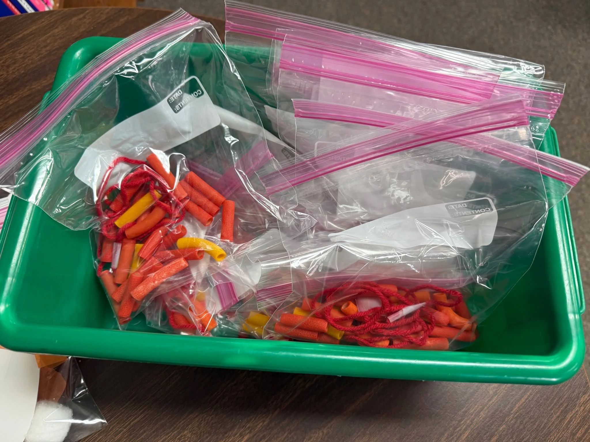 There are still some grab-n-go Toddler Craft kits (pumpkin pie and painted pasta necklaces) available at FSN! Pick up today (Tuesday) by 1:00 PM before we close for Thanksgiving Break.
3540 Orange St.