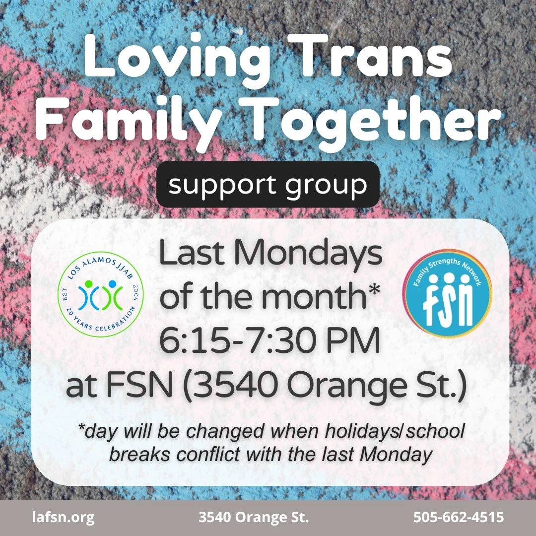 The Loving Trans Family Together support group will meet this Monday,  February 23. This open to anyone with a family member that is trans, nonbinary/gender nonconforming and provides an opportunity to connect with others and share experience and res