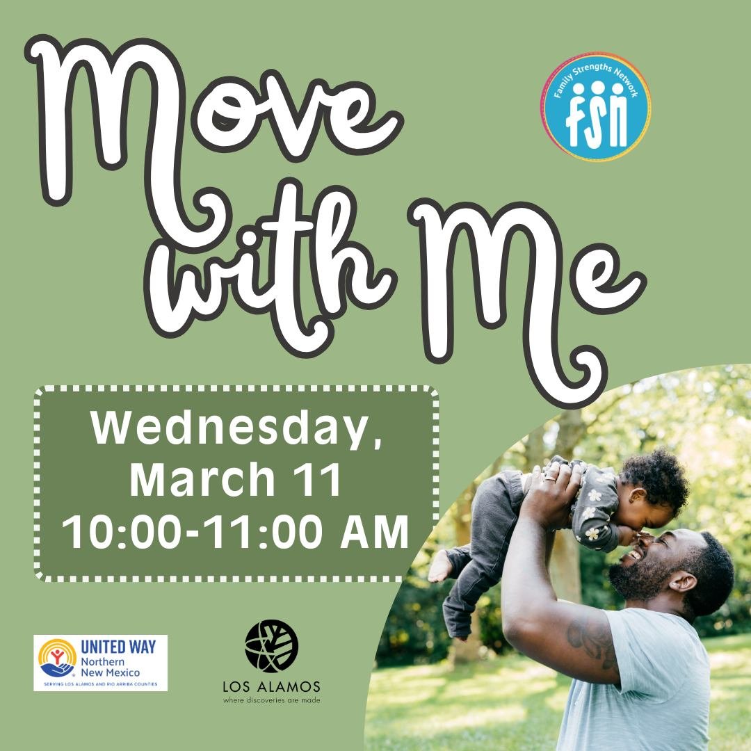 Come celebrate the upcoming spring at Move With Me! Little ones and their grown ups will do simple poses and movements to songs and stories centered around March and spring things.
Free!
At FSN - 3540 Orange St.