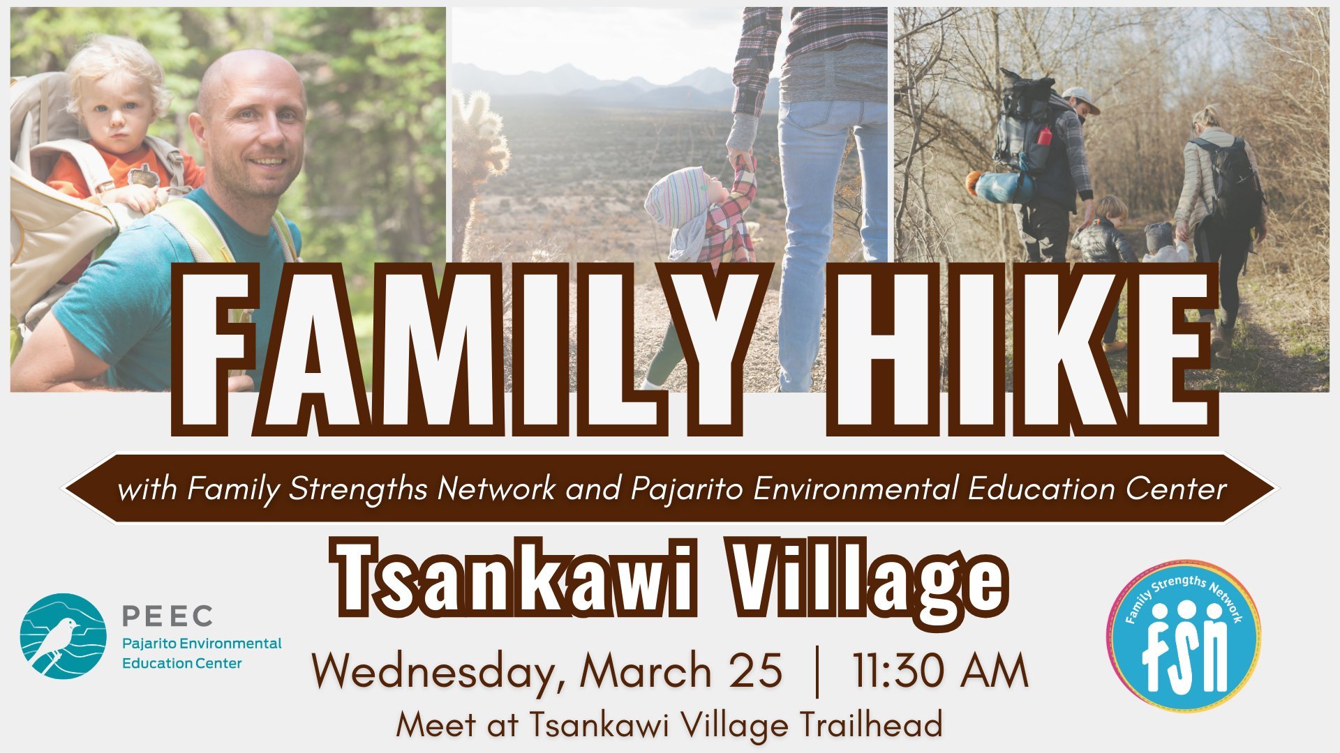 Family Hike with Pajarito Environmental Education Center on March 25: Tsankawi Village.
Meet us at the Tsankawi Village Trailhead at 11:30. Please sign up by visiting our linktree in our bio and finding "Family Hike: Tsankawi Village."