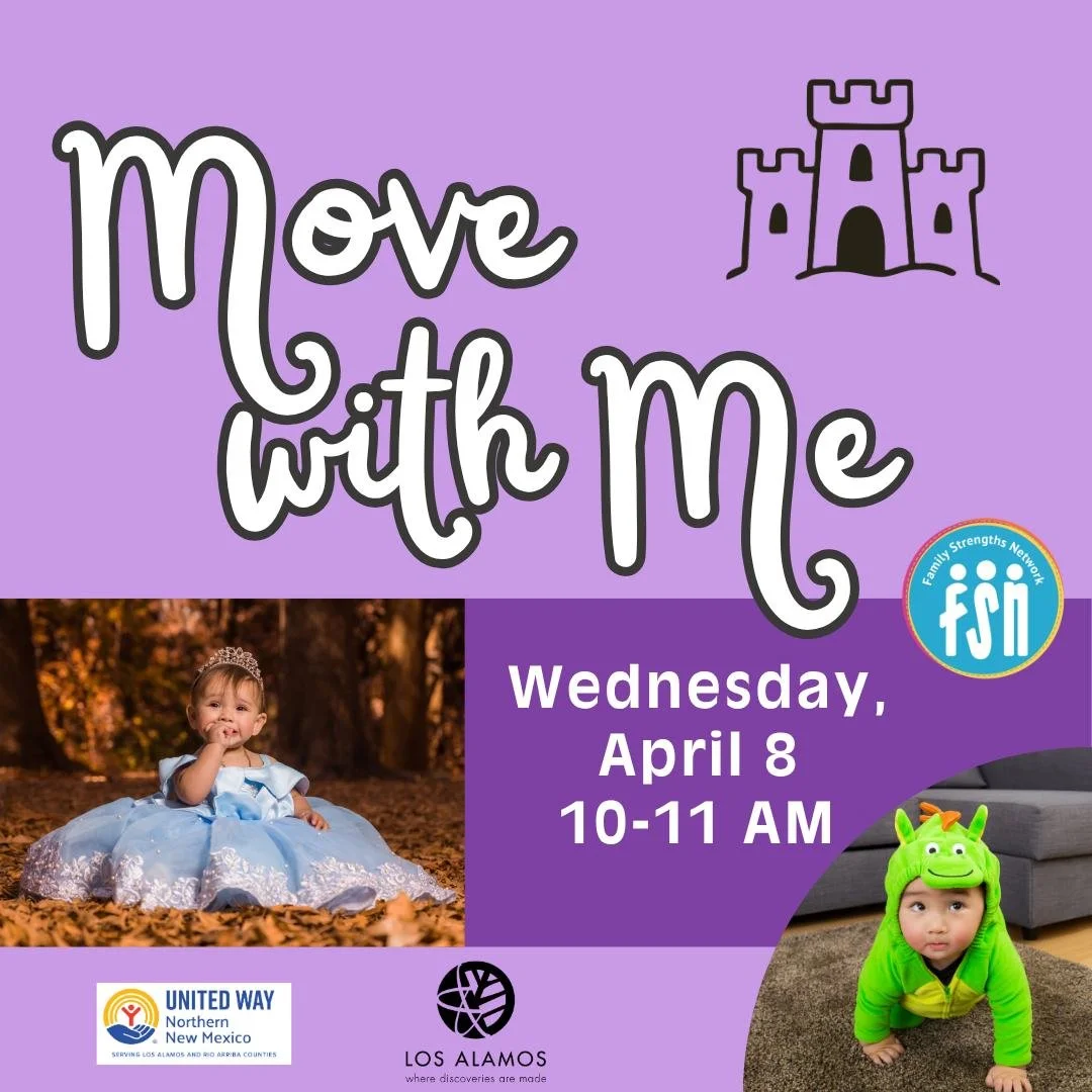 Move With Me this Wednesday: our toddler movement class this month will be themed Dragons, Princesses, and Castles!
Bring your little for poses, simple movement, and stories.
April 8 at 10 AM
FSN (3540 Orange St).