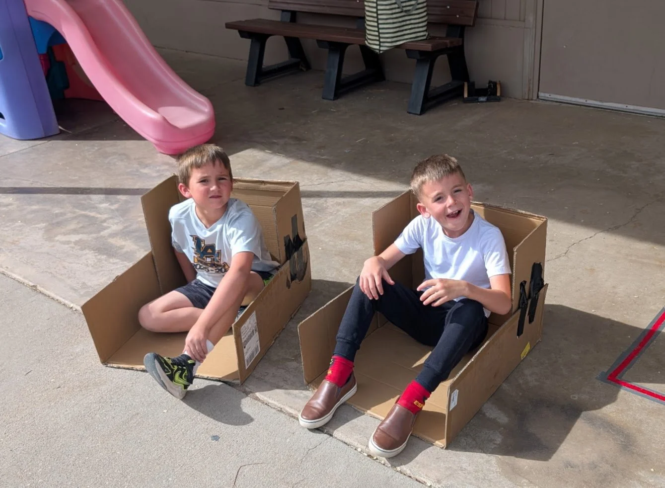 Our first Build It Friday was a success! Families created the products of their imagination using cardboard.
Stay tuned for next month's project!