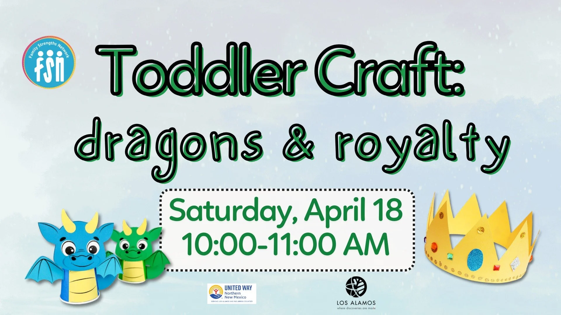 Join us for Toddler Craft this Saturday! Little ones will be able to make paper cup dragons and crowns for fairy-tale themed fun.
At 3540 Orange St.
Free!