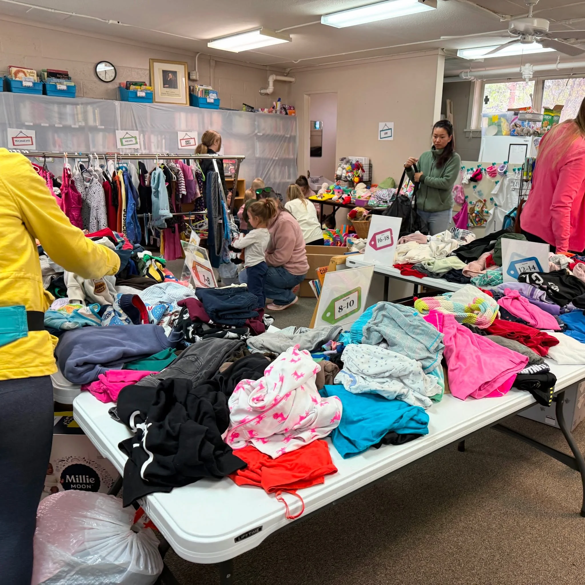 For the first time this spring, we weighed all the donations that were brought to the Clothing Swap. The total weight that YOU, our community, kept out of the landfill was 2,137.87 lbs (969.72 kg/1.06 tons)!! Super impressive! Well done, Los Alamos.