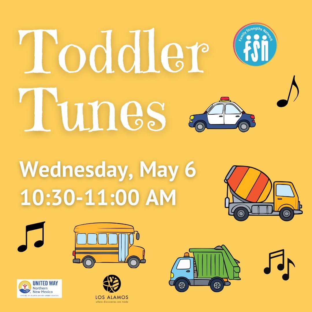 At Toddler Tunes in May, we will be celebrating what makes our town and community special through song, movement, and music!

Wednesday, May 6
10:30-11:00 AM
at FSN (3540 Orange St
Free!