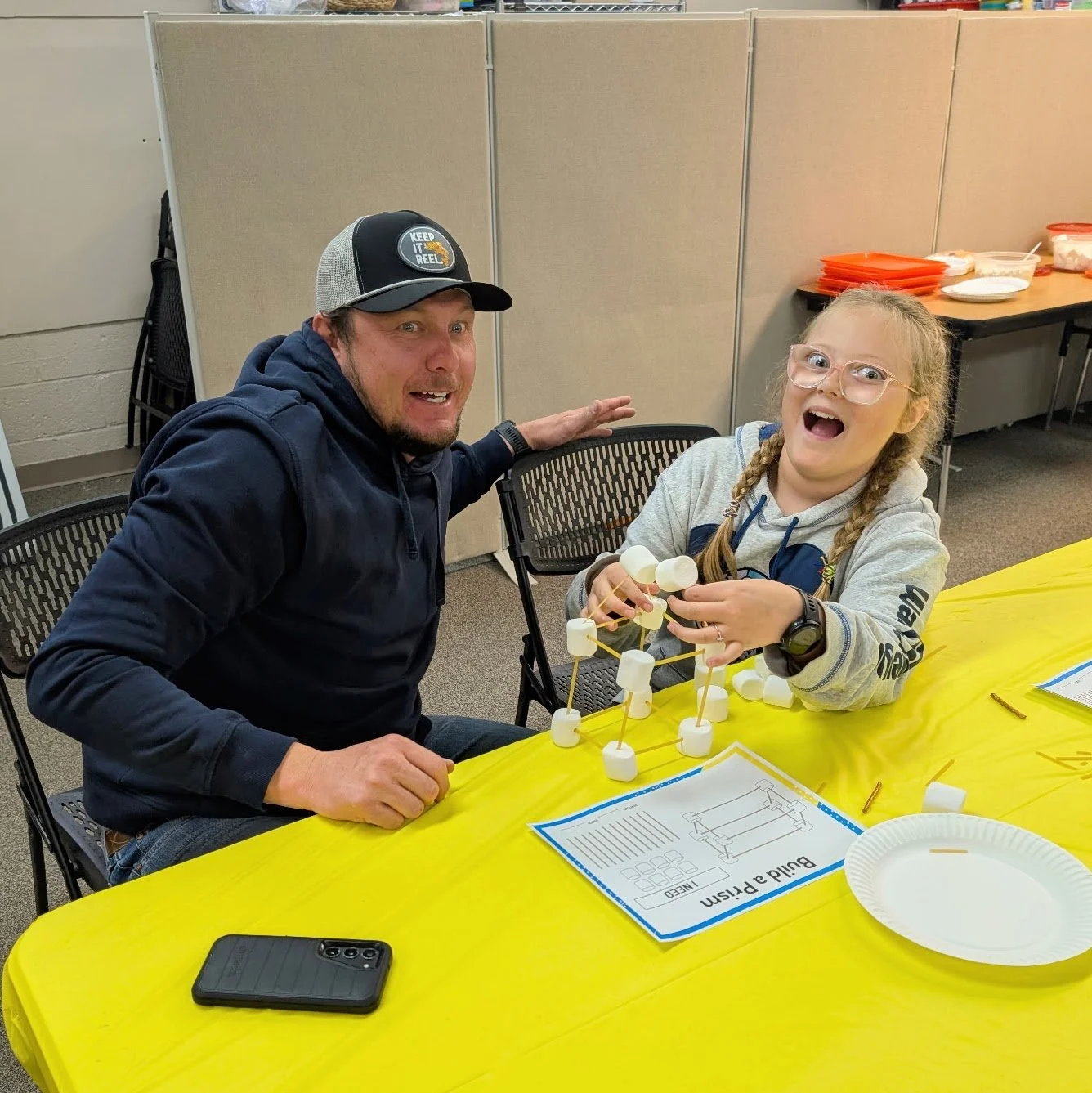 Build-It Friday: Food Construction. Take a look at some of the sweet creations from last Friday!
We'll have this same fun ready for families tomorrow, May 8, after school from 3:30-5PM, and will look the other way if you sneak a taste of your buildin