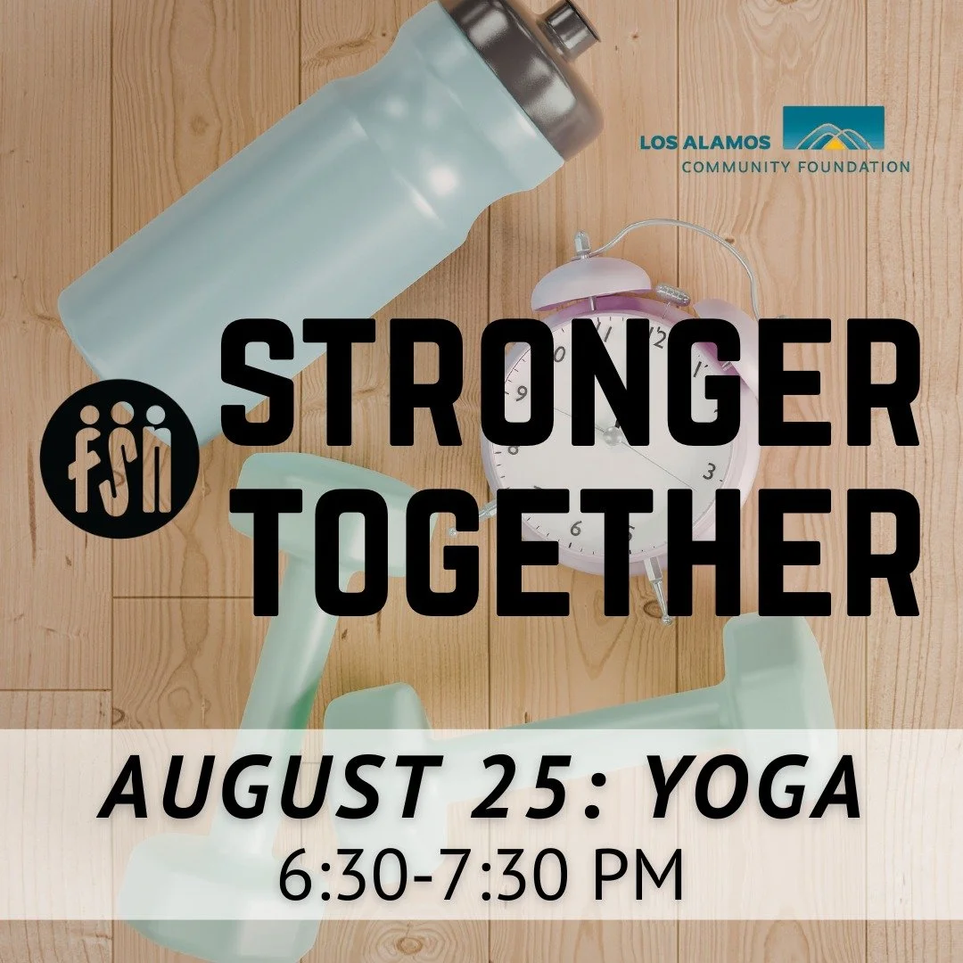 Stronger Together on Tuesday, August 25: Yoga with Jen!

Stronger Together is a pay-what-you-can fitness class for ages 14+. Whatever you contributes helps keep this program going. Join us a for a no-pressure fitness class in a casual, judgment free 