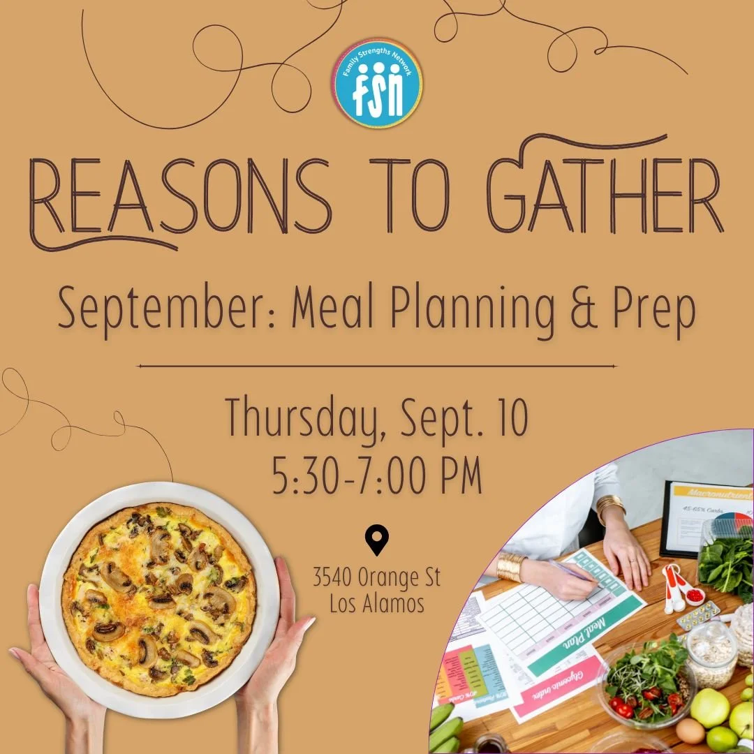 Interested in meal planning and prepping but not sure how to start, or have you tried it but the habit hasn't quite stuck?

Join us for the next Reasons to Gather on September 10.  Join avid meal prepper Barbara Kay and learn how to plan balanced mea