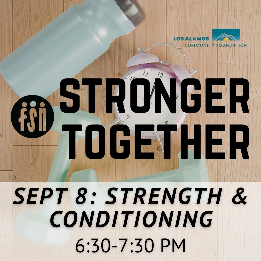 Strength &amp; Conditioning returns to Stronger Together this Tuesday. Pay what you can and come break a sweat with us!
Drop in and pay any amount the day of, or pick an amount in advance at lafsn.org/store