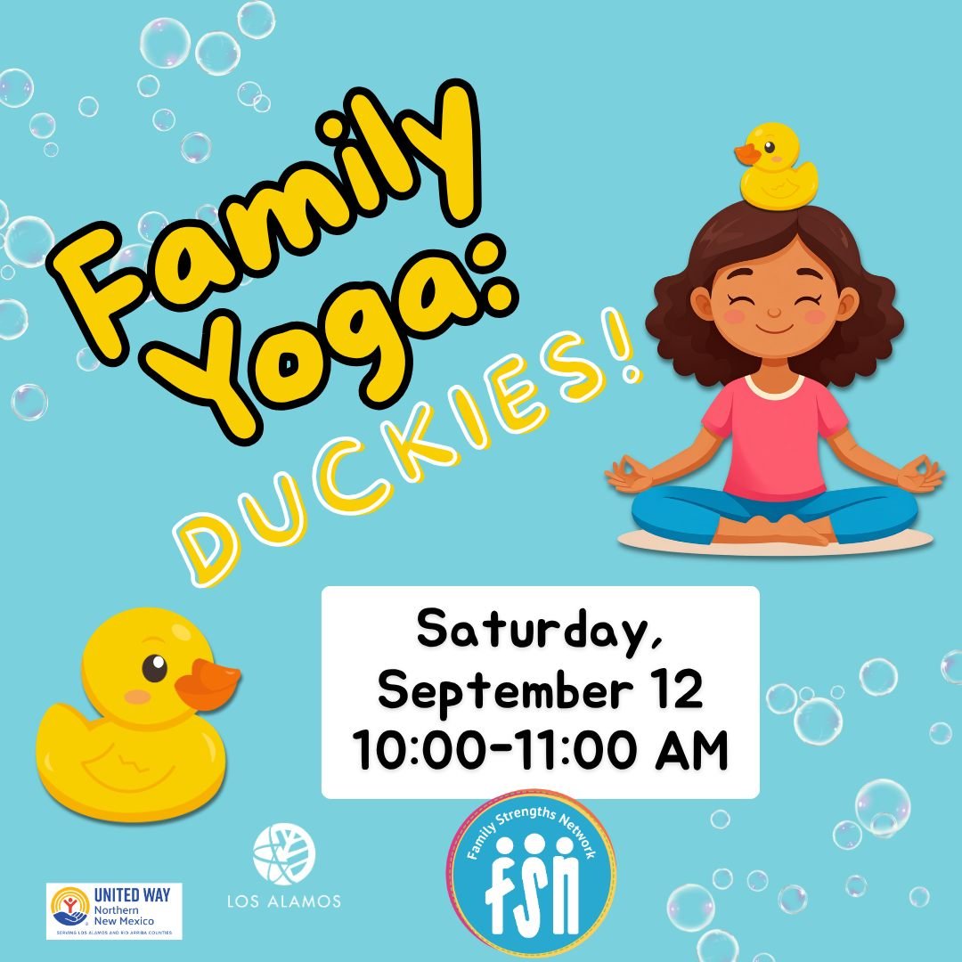 Family Yoga at FSN will be Saturday, September 12! We can't help but make everything about ducks in the weeks leading up to Lucky Ducky Day, so come ready for rubber duck themed yoga fun.