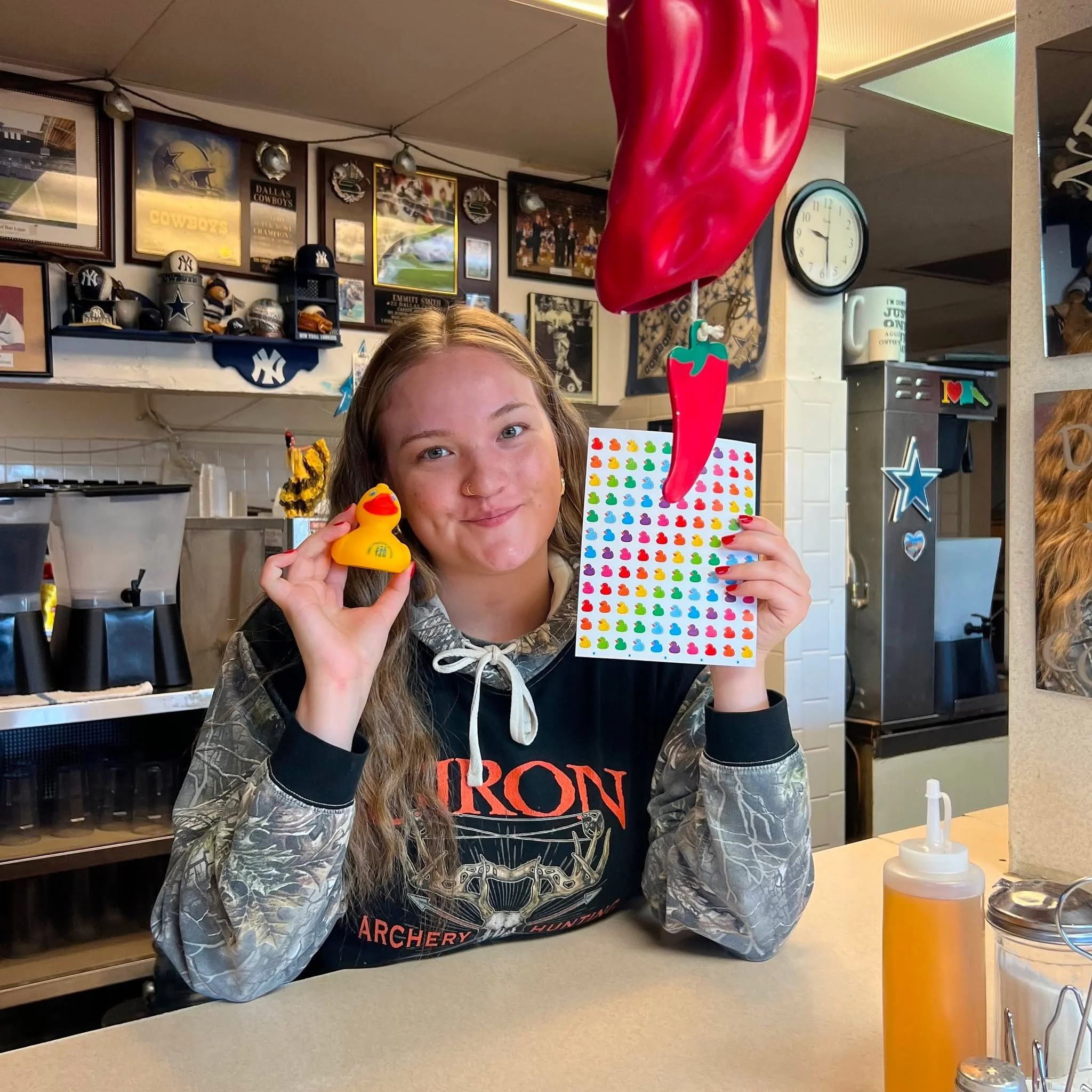 Have your kids found the FSN duck at Viola's yet?
When you step in, be prepared to leave with a burrito or sit down for some enchiladas - you won't be able to resist the delicious aroma of chile and tortillas!

If you don't have one yet, stop by @fam