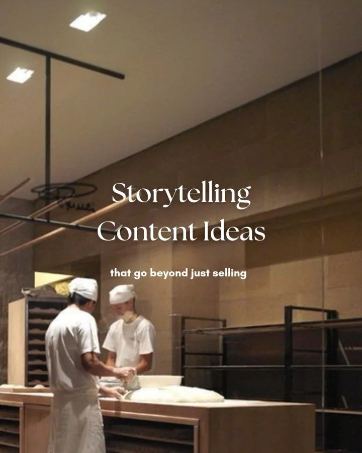 If you&rsquo;re wondering why your posts aren&rsquo;t getting much traction, it&rsquo;s probably because your followers are a little tired of getting sold to.

While product posts are fine, an even better approach is to share the stories behind your 
