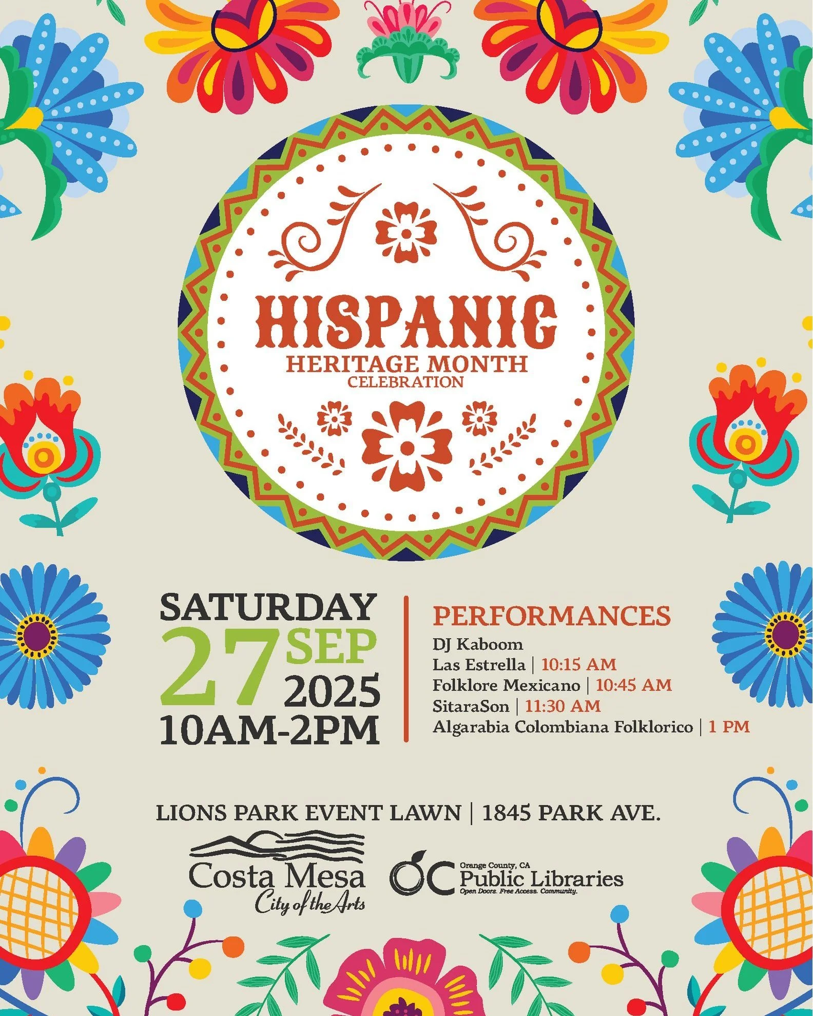 Pop-Up at Hispanic Heritage Celebration
