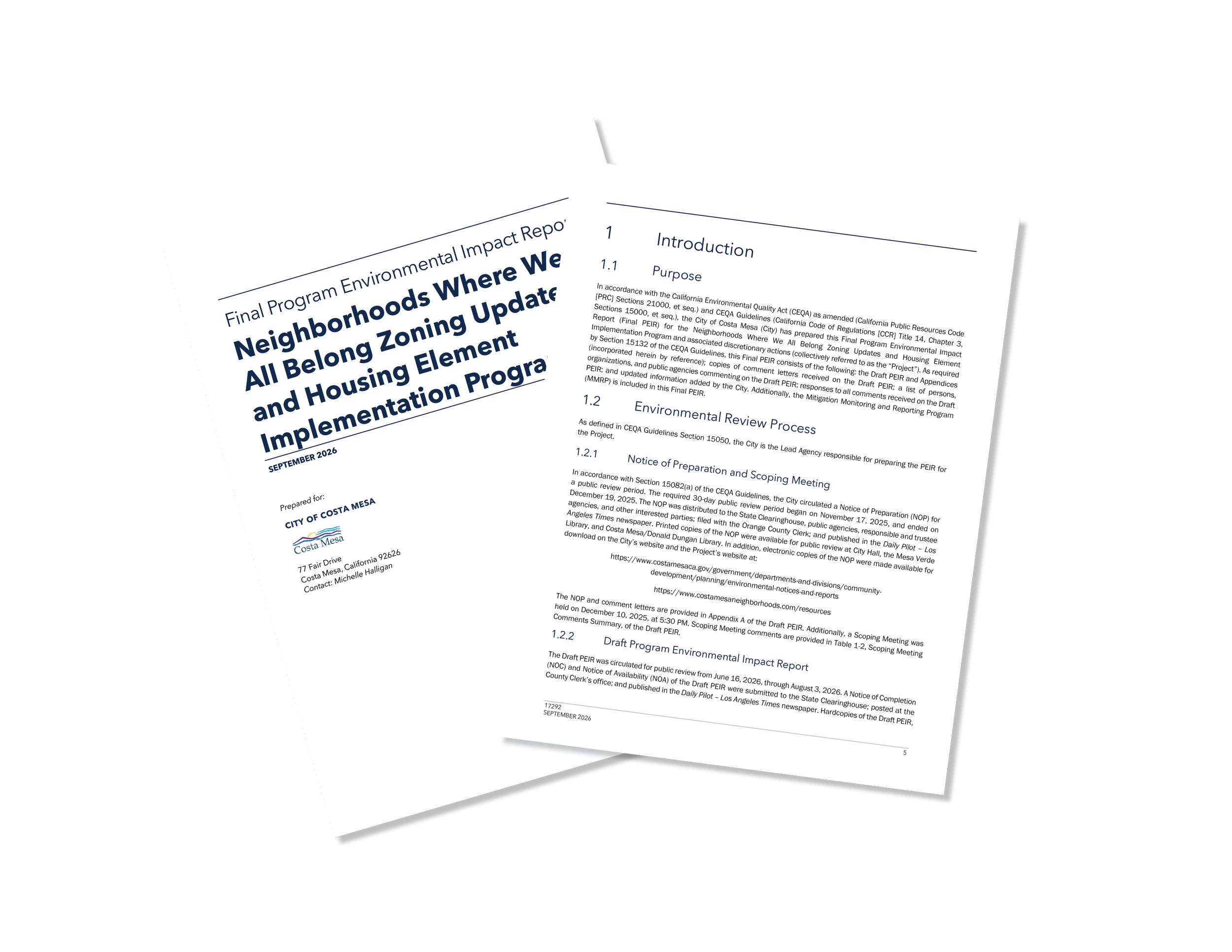 Final Program Environmental Impact Report Now Available