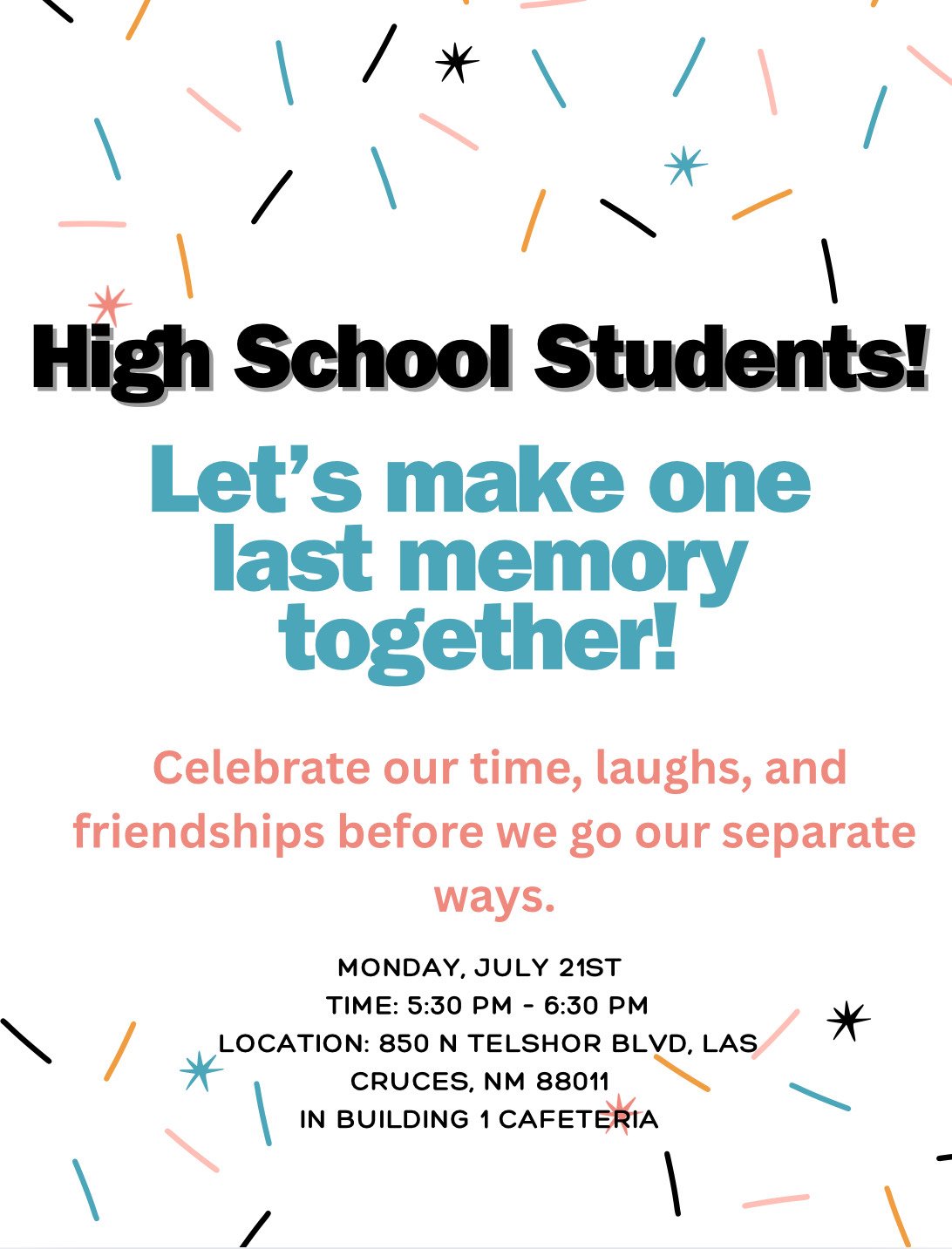 High School Last Celebration
