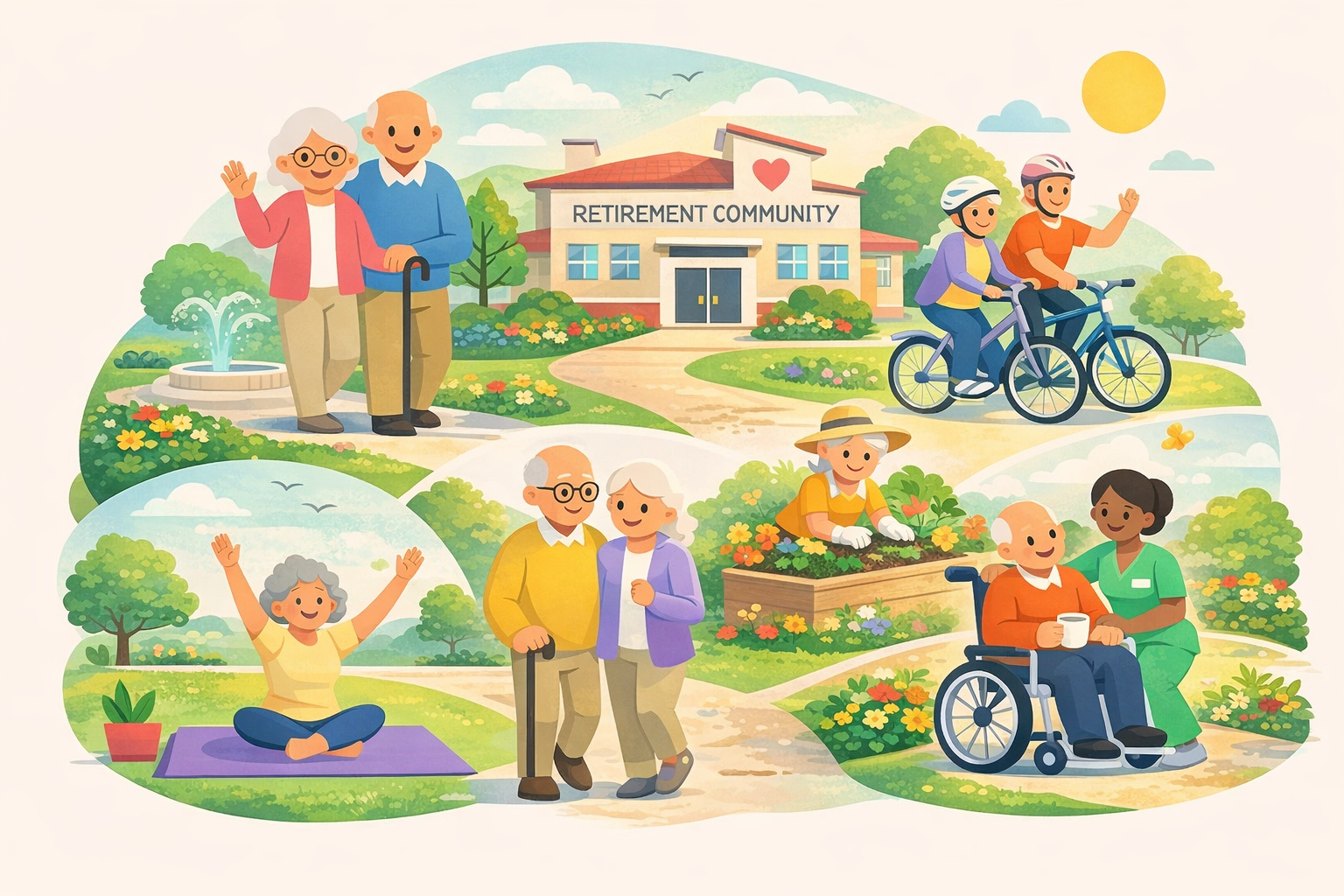 An active and connected lifestyle is at the heart of life in a continuing care retirement community.