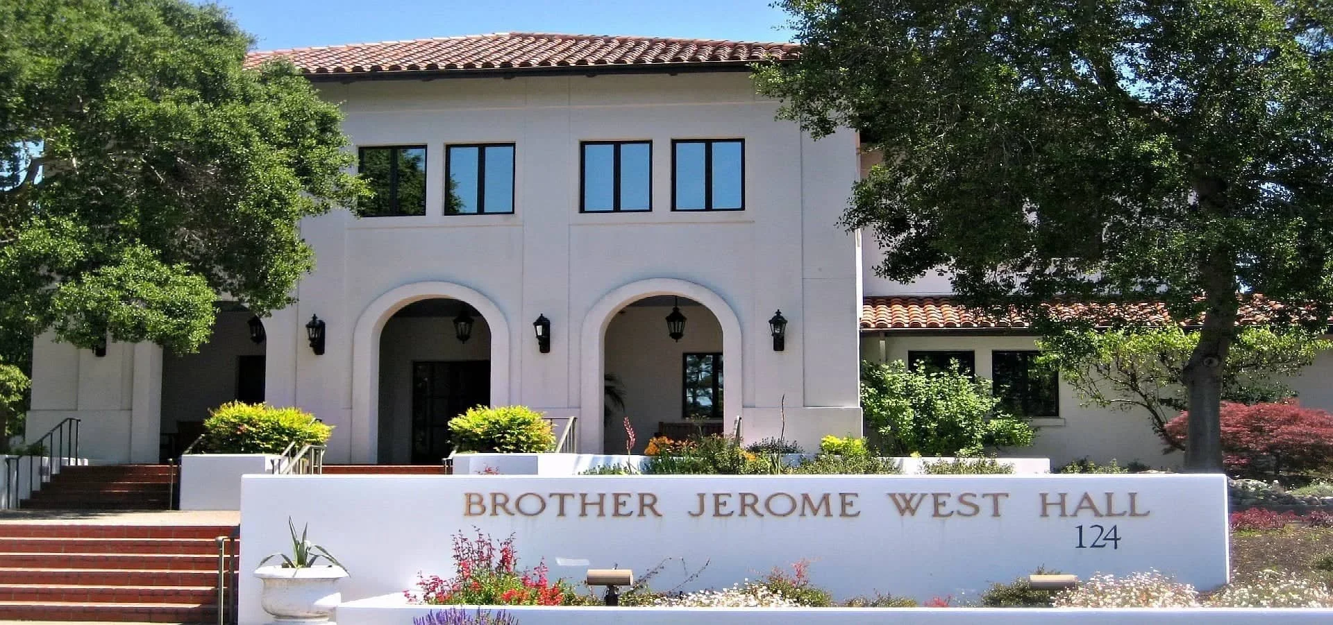 PARADIGM Structural Engineers Saint Mary's College Brother Jerome West Hall entrance.