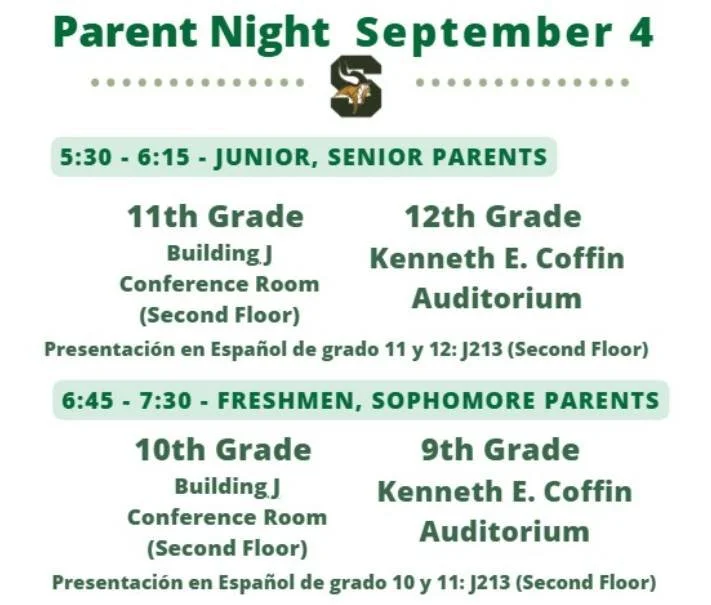 ICYMI - Slope Parent Night is coming up next Thursday, September 4th. See you there!