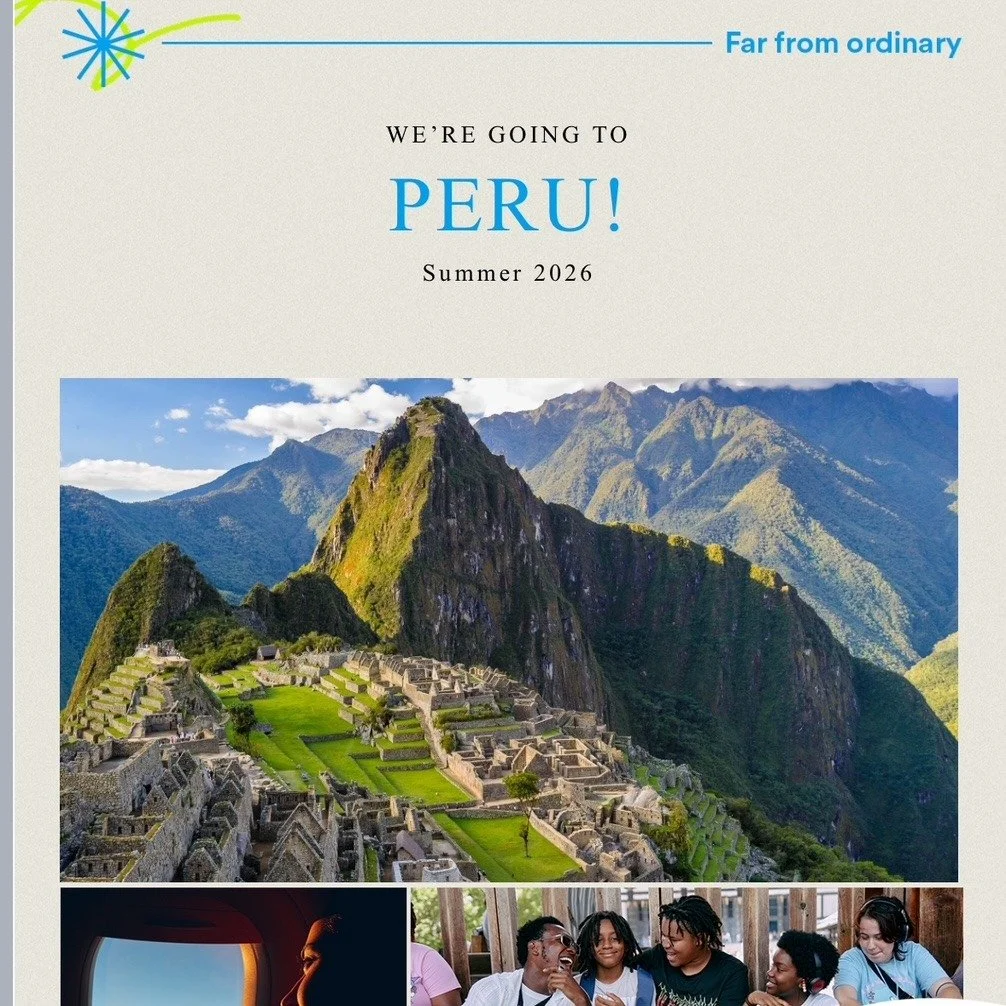Interested in traveling to Peru next summer with Ms. Biedermann? Attend this upcoming informational meeting to learn more about this exciting opportunity!
Tuesday, September 16 at 6:00 PM
SHS Room K306
RSVP here: https://rsvp.eftours.com/kt9x2b6
D