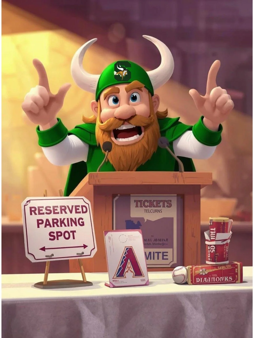 Get ready, Vikings! The Homecoming Silent Auction is almost here!
A few of our most sought-after items will be up for bidding starting tomorrow, including:
- Reserved Parking Spaces for next year’s seniors (Class of 2027!)
- Diamondbacks Ticke
