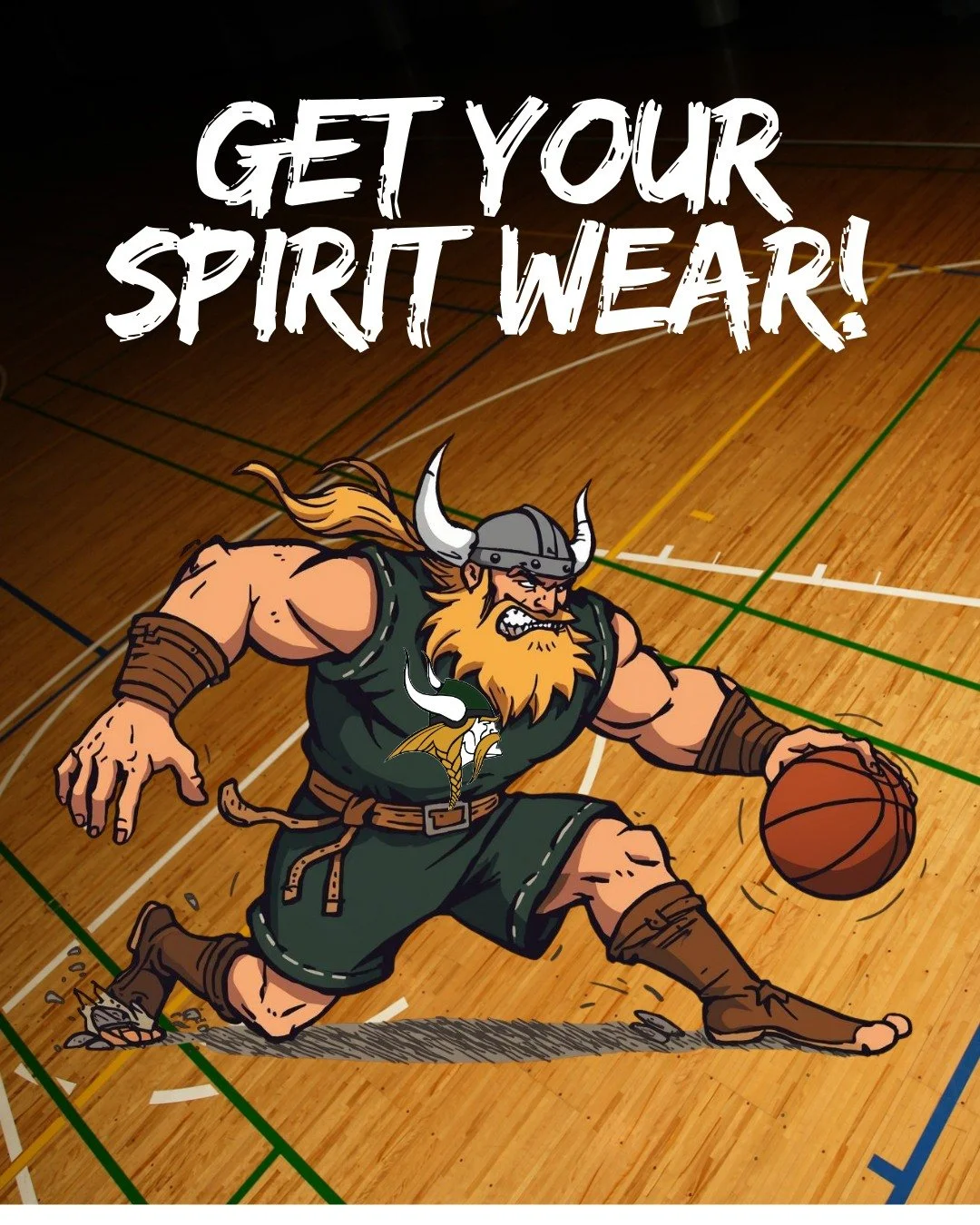 Get game-day ready for Saturday&rsquo;s Boys Basketball Final! Order your Spirit Wear from our online store before 10am tomorrow and it'll be delivered to the school before the end of the day, just in time to wear it and cheer on the team this weeken