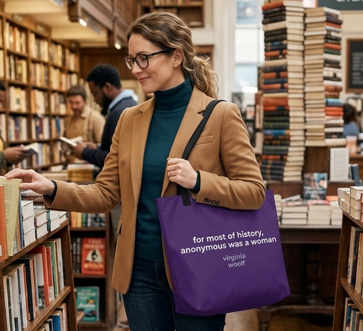 Icons Line | Virginia Woolf Tote Bag